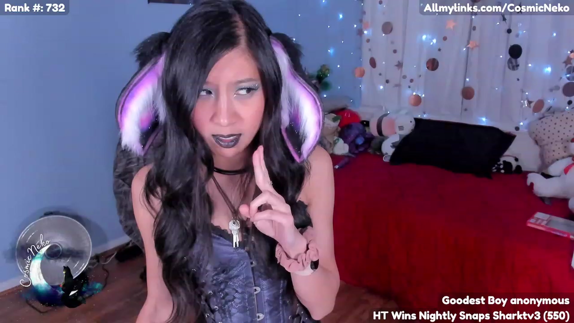 Gallery image thumbnail from CosmicNeko's myfreecams stream on, 04/12/2023, 05:08 image 6 of 20