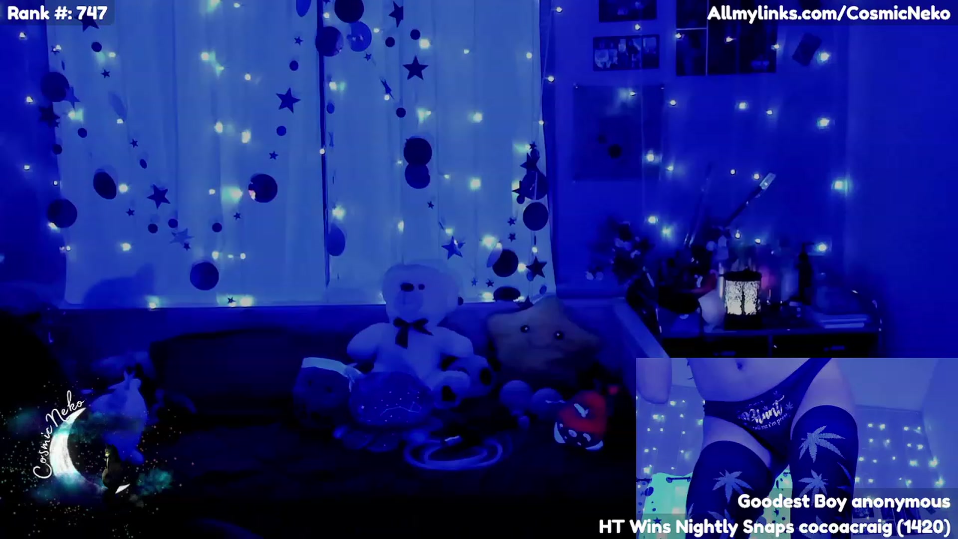 Gallery image thumbnail from CosmicNeko's myfreecams stream on, 04/21/2023, 03:52 image 19 of 20