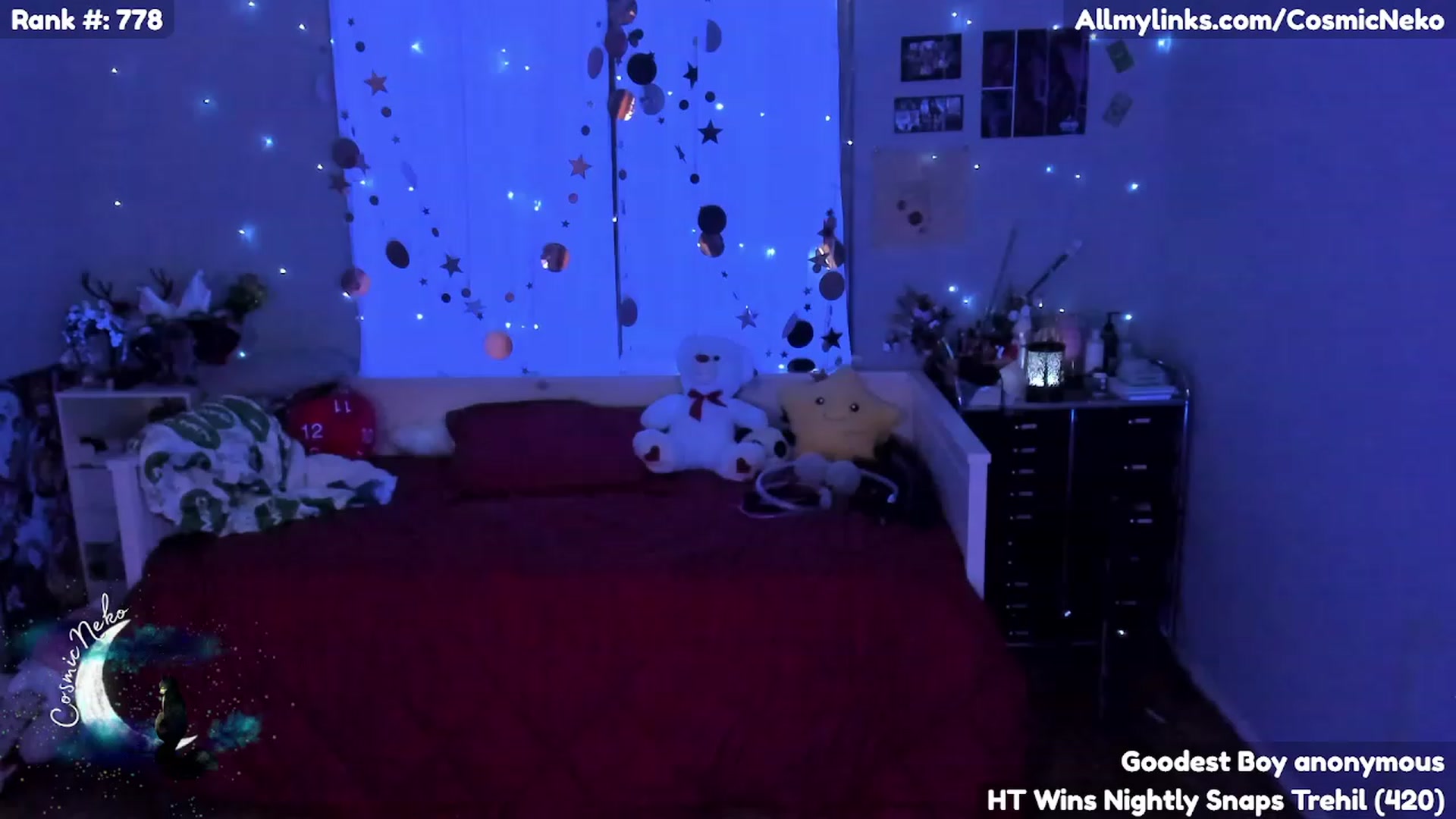 Gallery image thumbnail from CosmicNeko's myfreecams stream on, 04/21/2023, 03:52 image 5 of 20