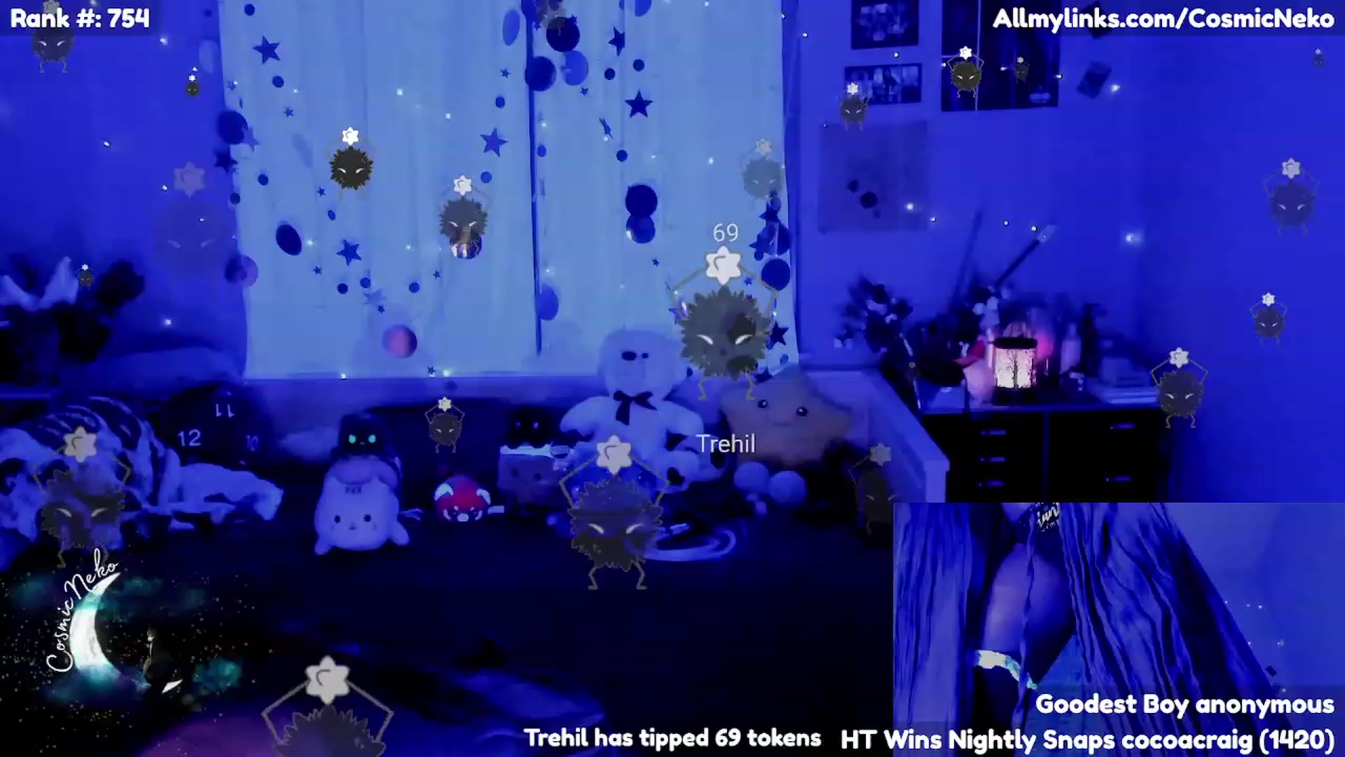 Gallery image thumbnail from CosmicNeko's myfreecams stream on, 04/21/2023, 03:52 image 12 of 20