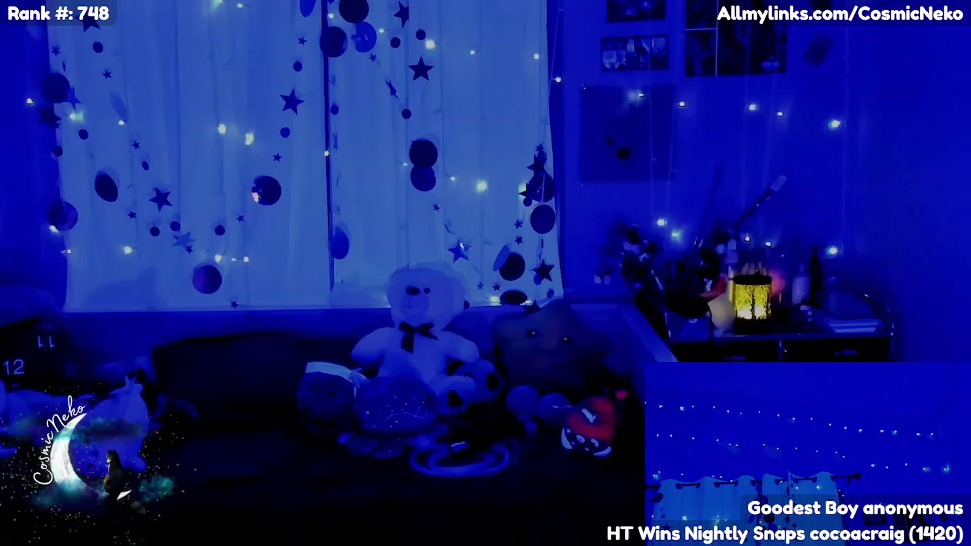Gallery image thumbnail from CosmicNeko's myfreecams stream on, 04/21/2023, 03:52 image 18 of 20