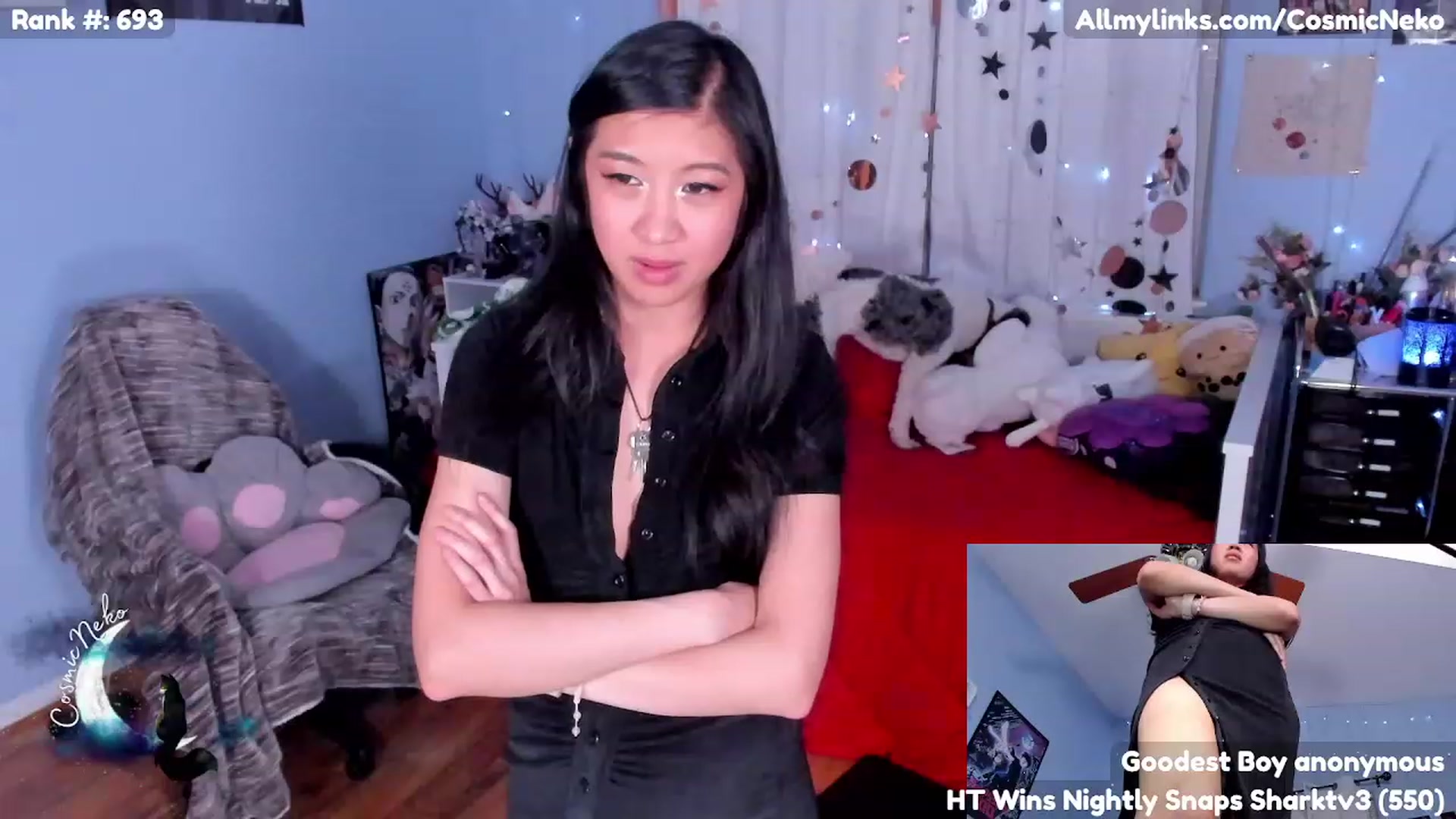 Gallery image thumbnail from CosmicNeko's myfreecams stream on, 04/22/2023, 04:33 image 15 of 20