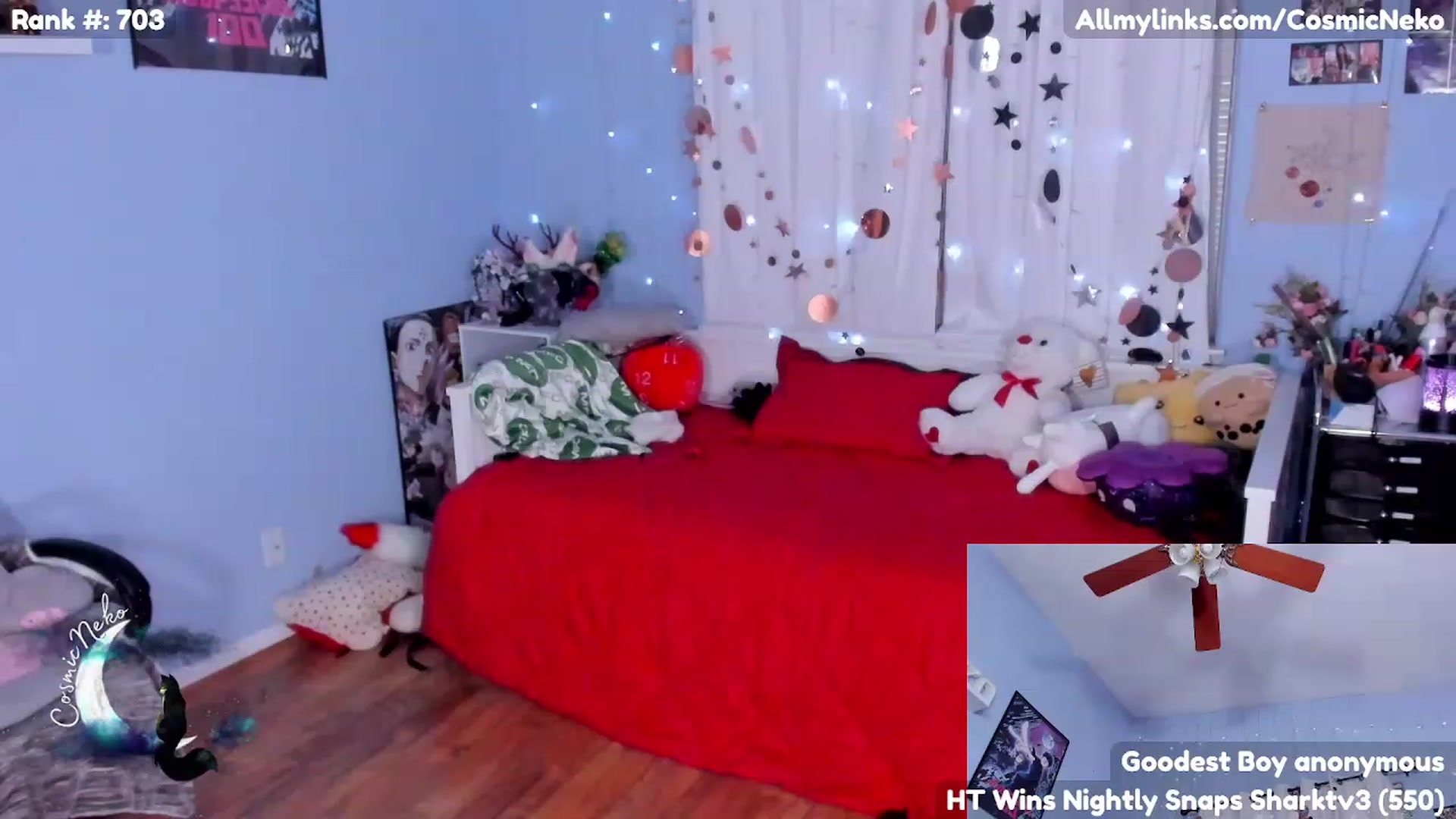 Gallery image thumbnail from CosmicNeko's myfreecams stream on, 04/22/2023, 04:33 image 9 of 20