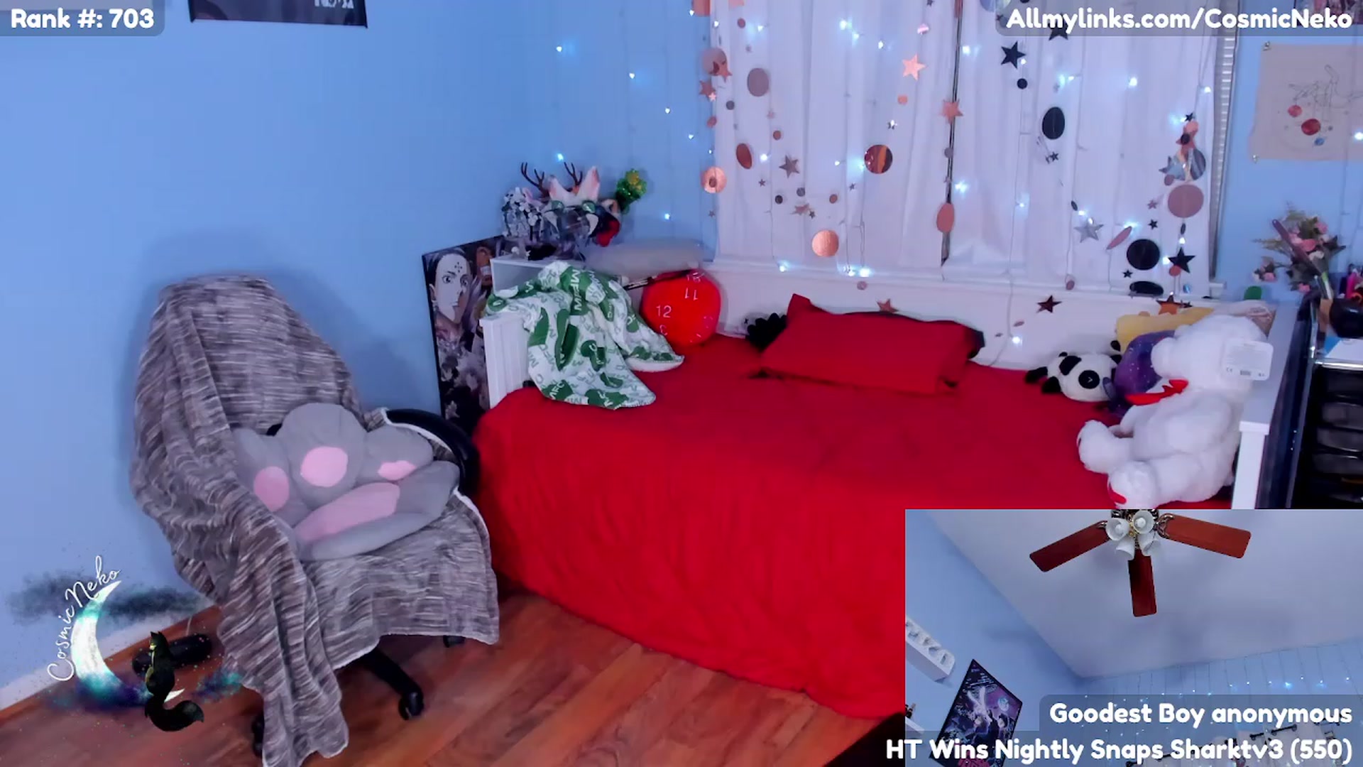 Gallery image thumbnail from CosmicNeko's myfreecams stream on, 04/23/2023, 05:25 image 7 of 20