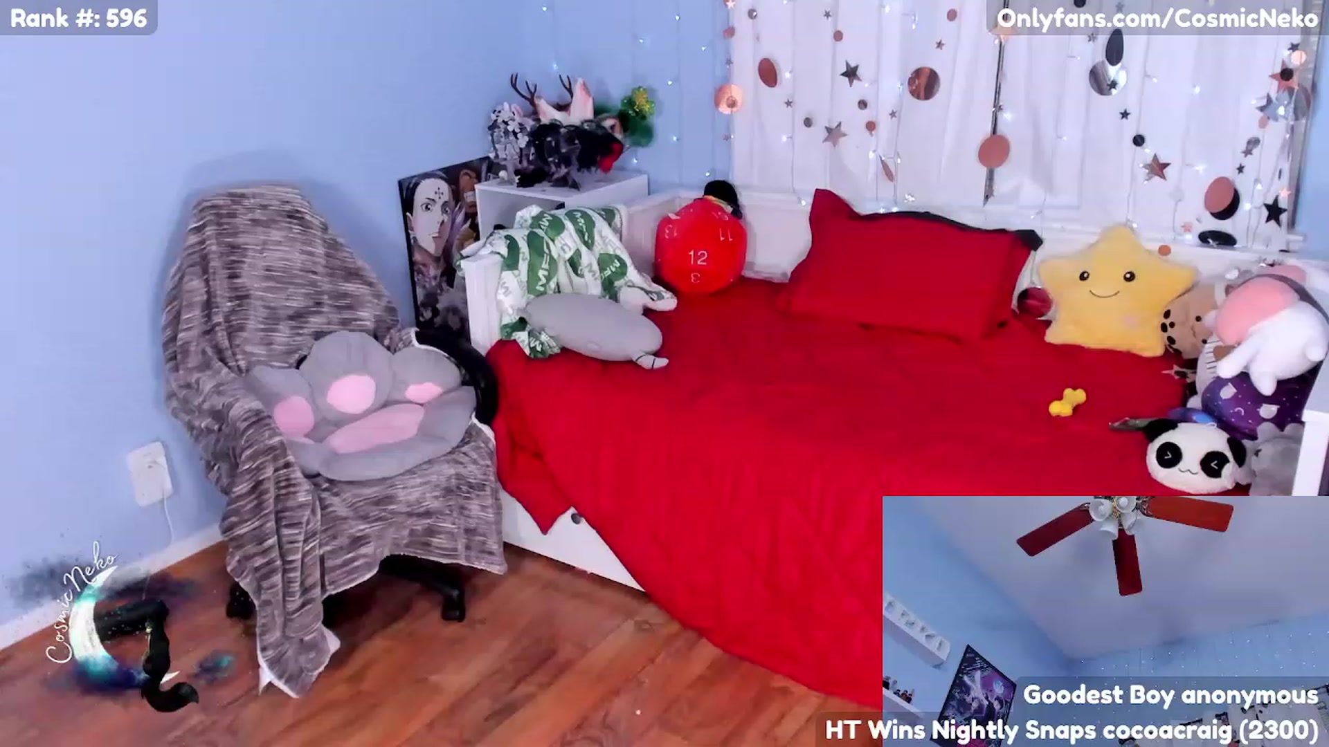 Gallery image thumbnail from CosmicNeko's myfreecams stream on, 04/29/2023, 03:23 image 14 of 20