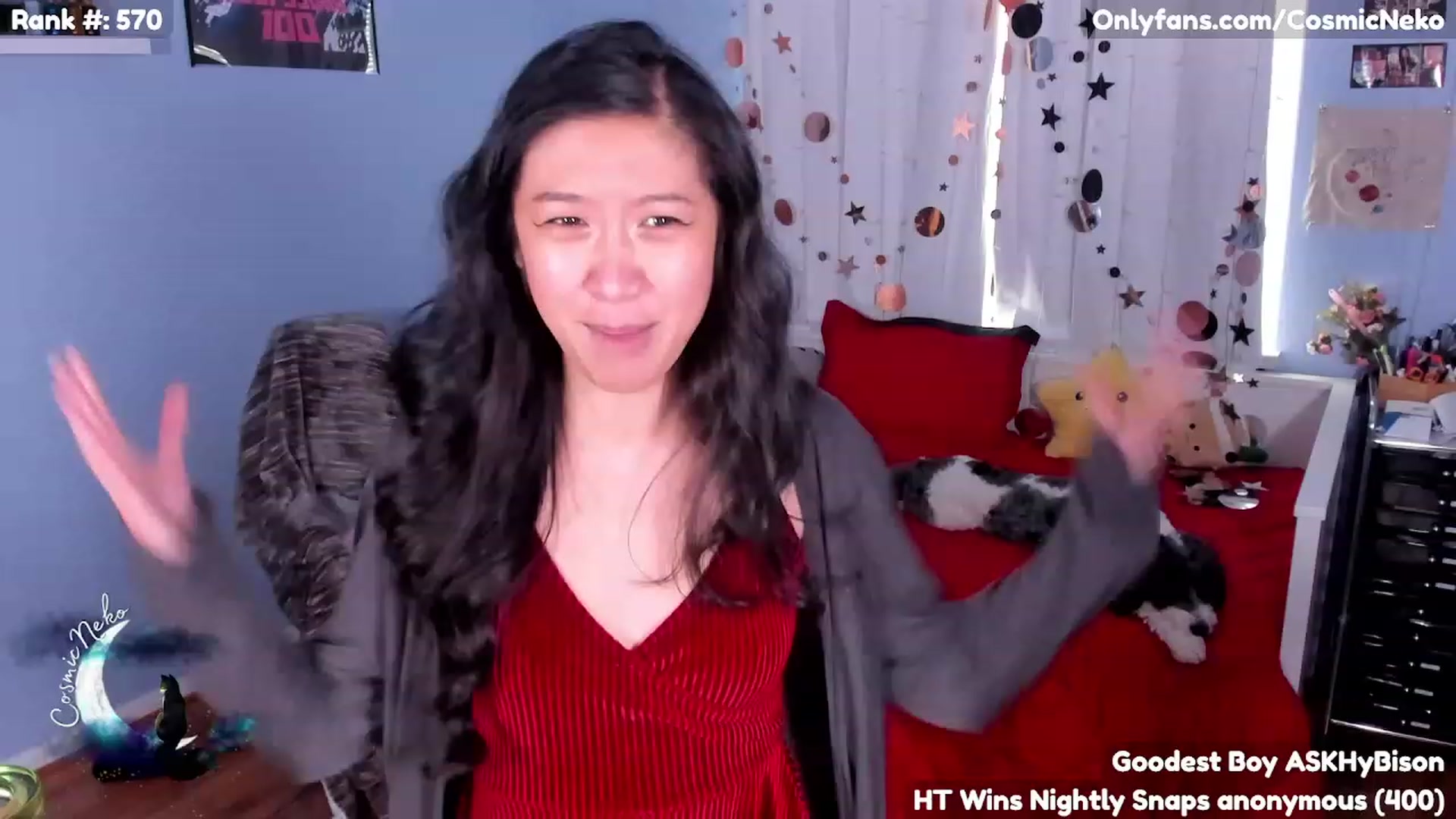 Gallery image thumbnail from CosmicNeko's myfreecams stream on, 05/03/2023, 16:54 image 7 of 20
