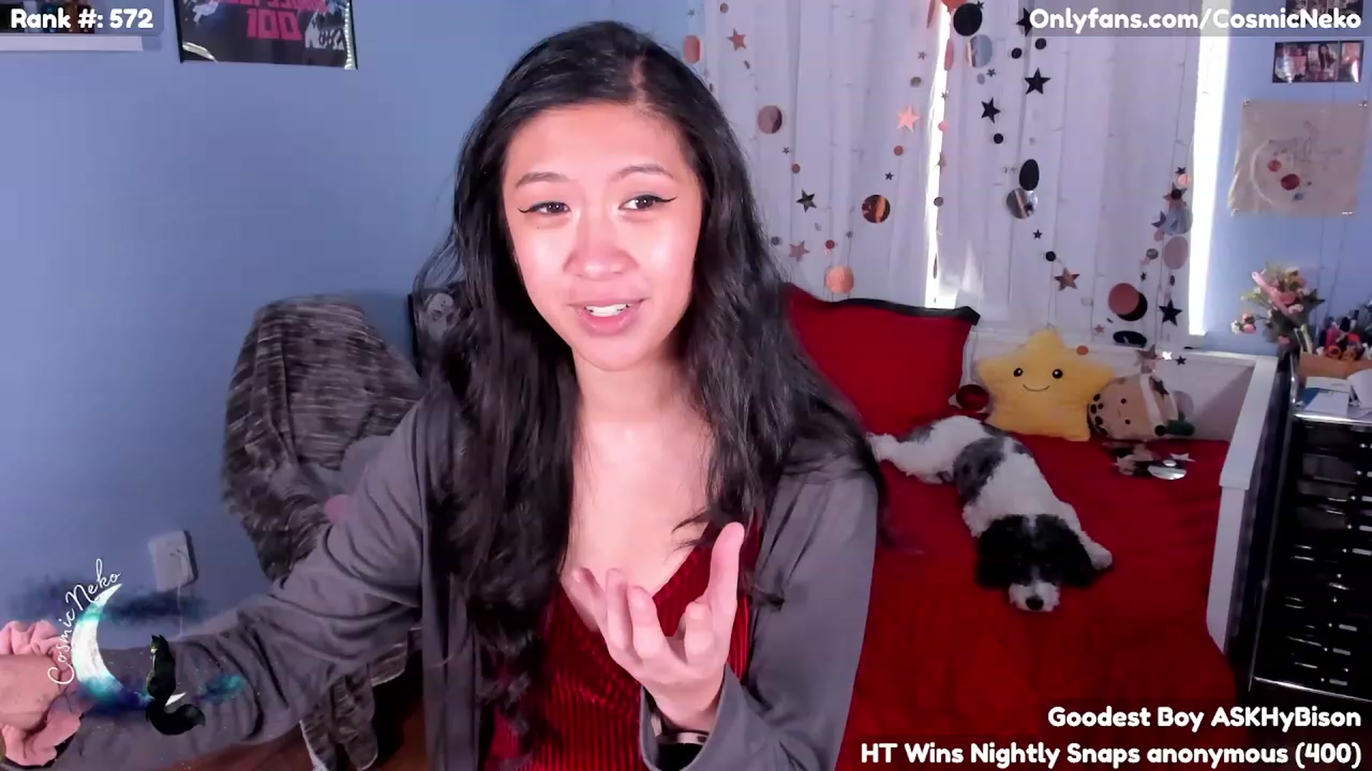 Gallery image thumbnail from CosmicNeko's myfreecams stream on, 05/03/2023, 16:54 image 6 of 20