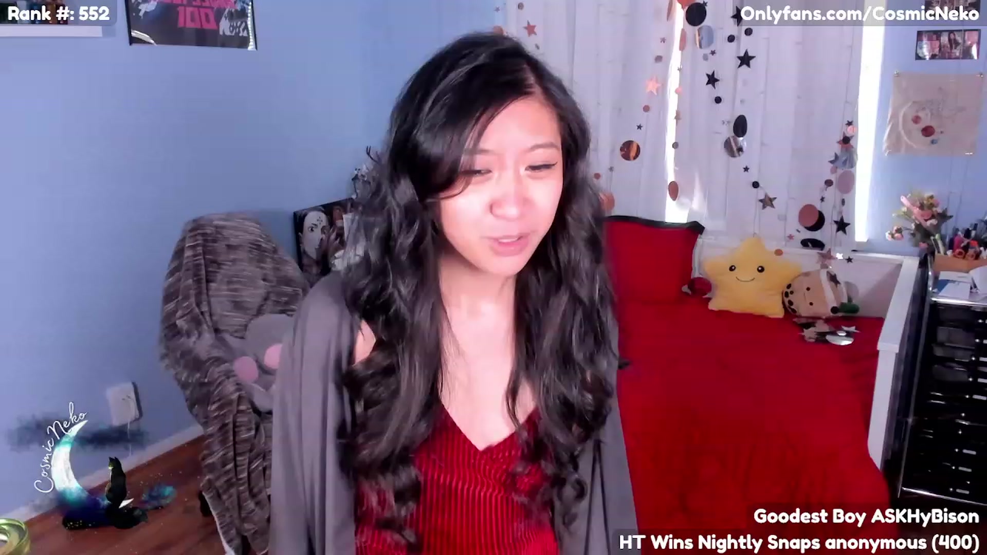 Gallery image thumbnail from CosmicNeko's myfreecams stream on, 05/03/2023, 16:54 image 9 of 20
