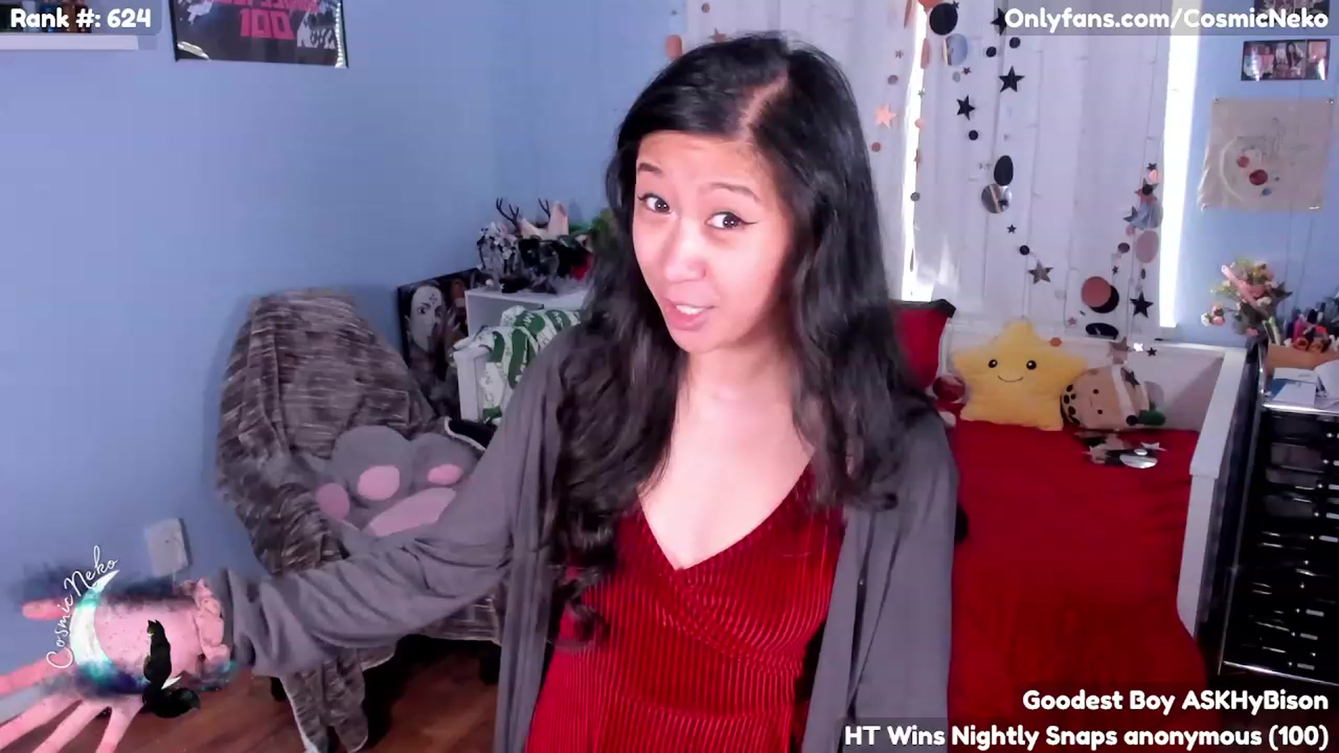 Gallery image thumbnail from CosmicNeko's myfreecams stream on, 05/03/2023, 16:54 image 5 of 20