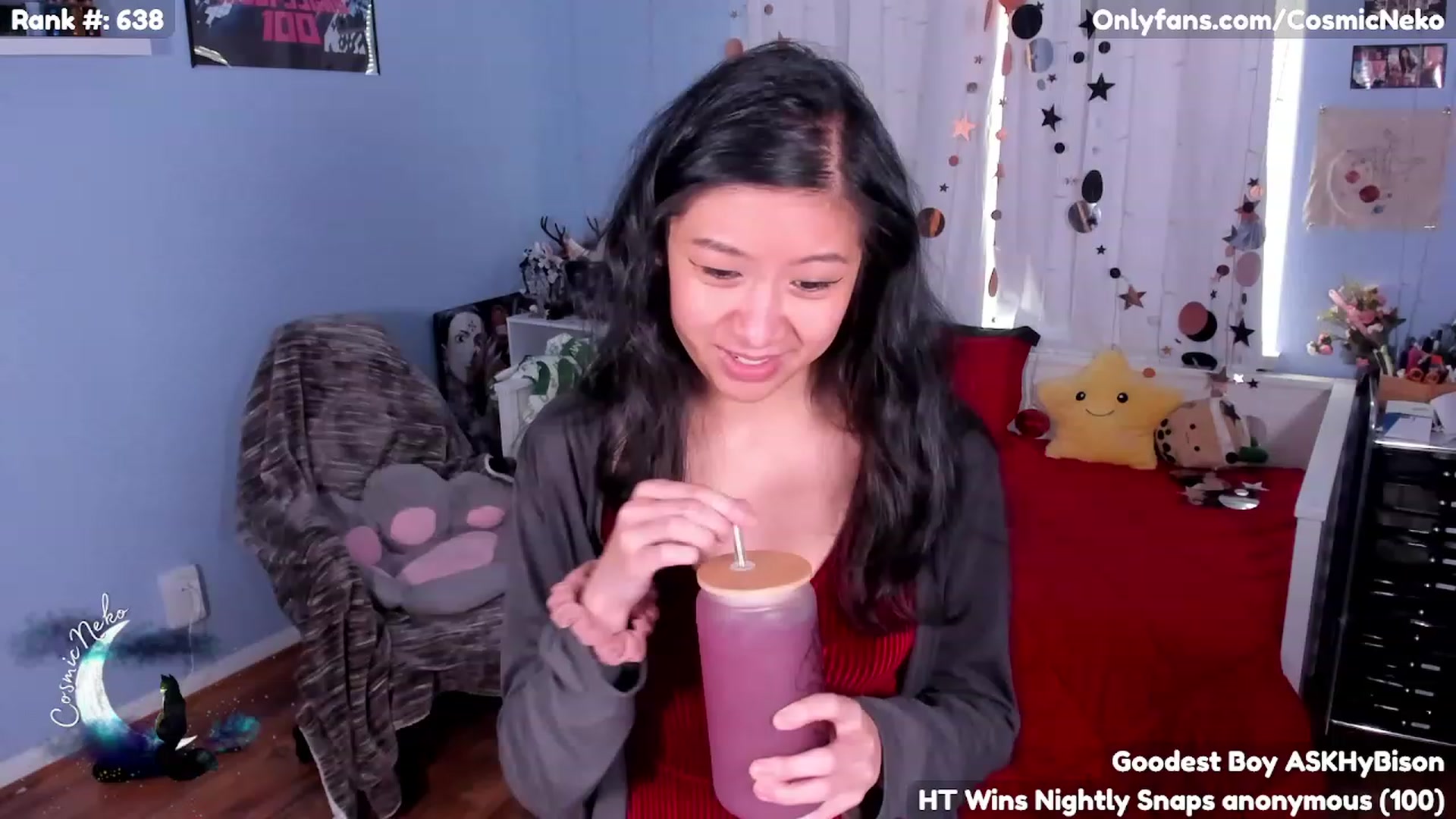 Gallery image thumbnail from CosmicNeko's myfreecams stream on, 05/03/2023, 16:54 image 4 of 20