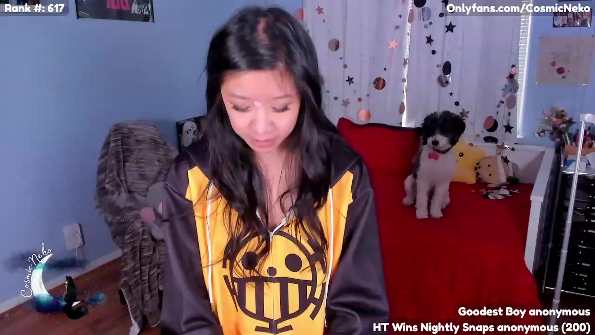 Gallery image thumbnail from CosmicNeko's myfreecams stream on, 05/04/2023, 17:26 image 1 of 20
