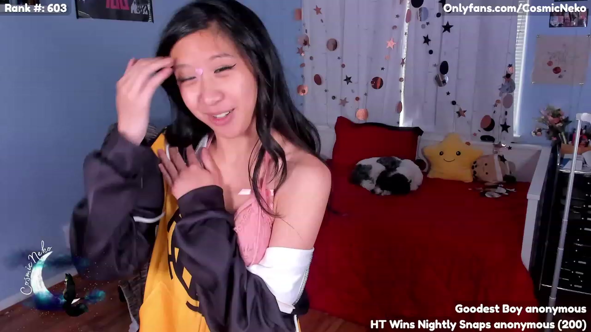 Gallery image thumbnail from CosmicNeko's myfreecams stream on, 05/04/2023, 17:26 image 14 of 20