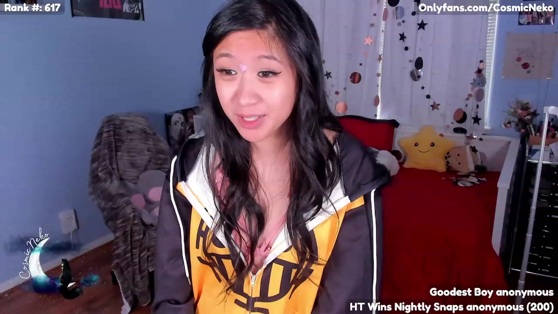 Gallery image thumbnail from CosmicNeko's myfreecams stream on, 05/04/2023, 17:26 image 11 of 20