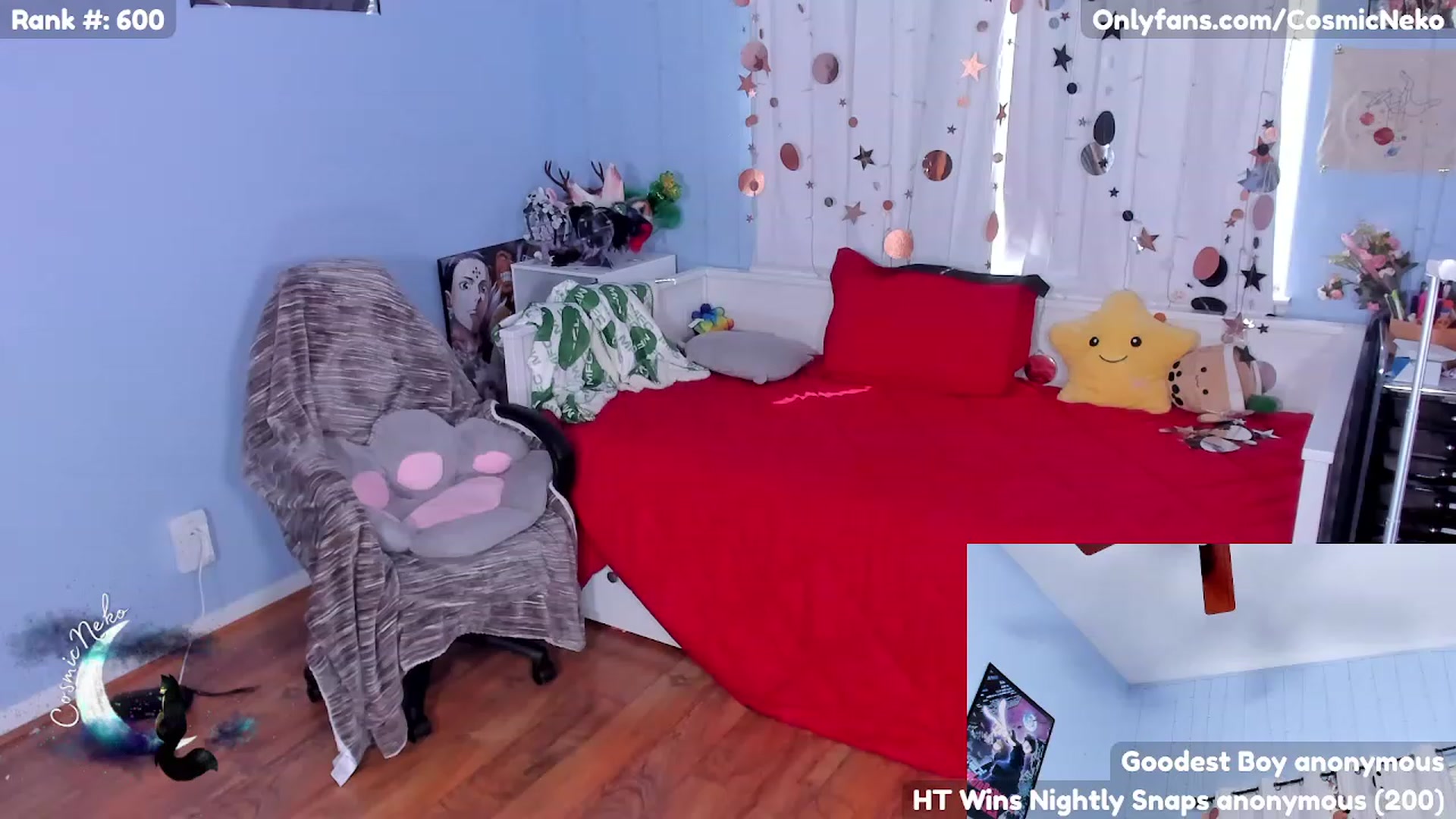 Gallery image thumbnail from CosmicNeko's myfreecams stream on, 05/04/2023, 17:45 image 15 of 20