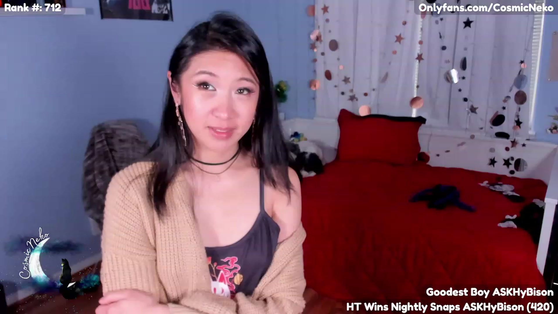 Gallery image thumbnail from CosmicNeko's myfreecams stream on, 05/09/2023, 19:02 image 13 of 20
