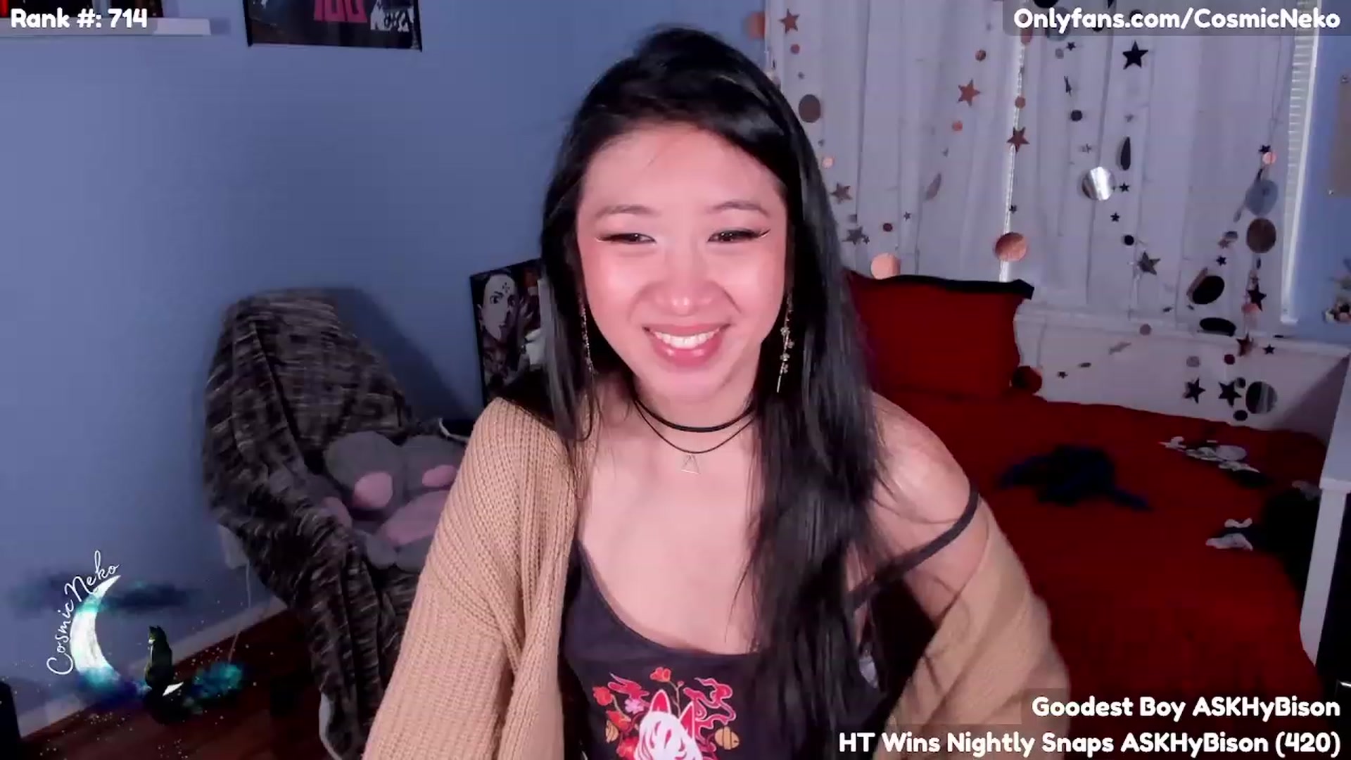 Gallery image thumbnail from CosmicNeko's myfreecams stream on, 05/09/2023, 19:02 image 19 of 20