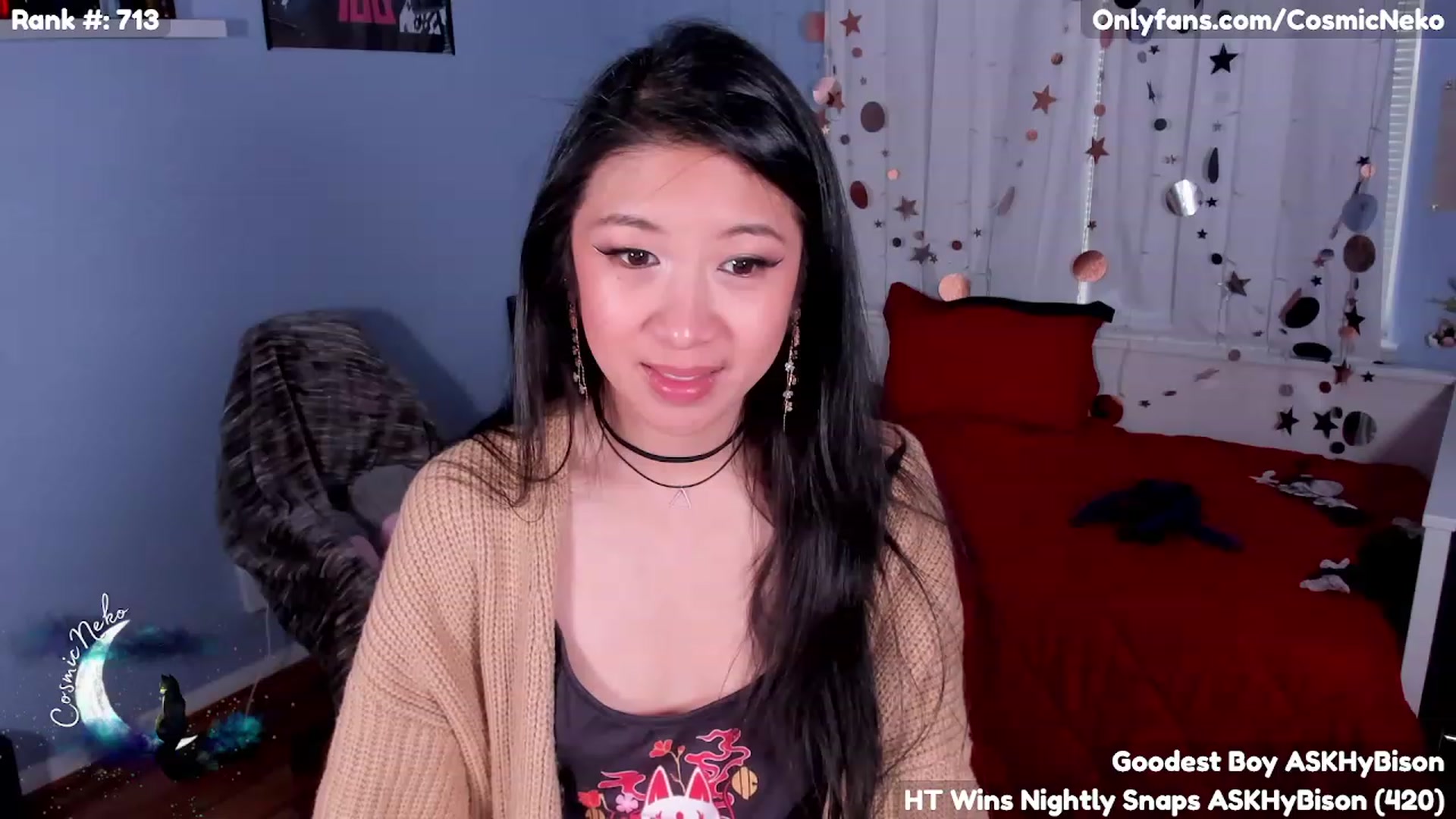 Gallery image thumbnail from CosmicNeko's myfreecams stream on, 05/09/2023, 19:02 image 18 of 20
