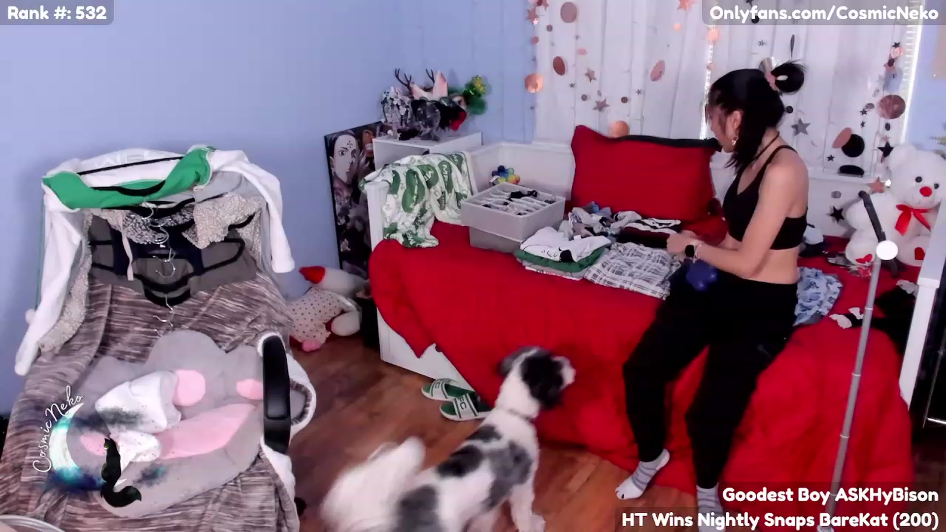 Gallery image thumbnail from CosmicNeko's myfreecams stream on, 05/10/2023, 23:19 image 6 of 20