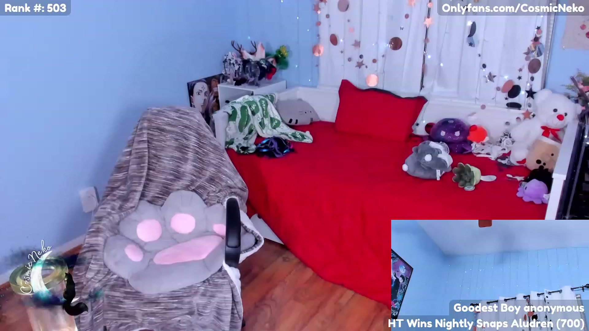 Gallery image thumbnail from CosmicNeko's myfreecams stream on, 05/14/2023, 04:53 image 13 of 20