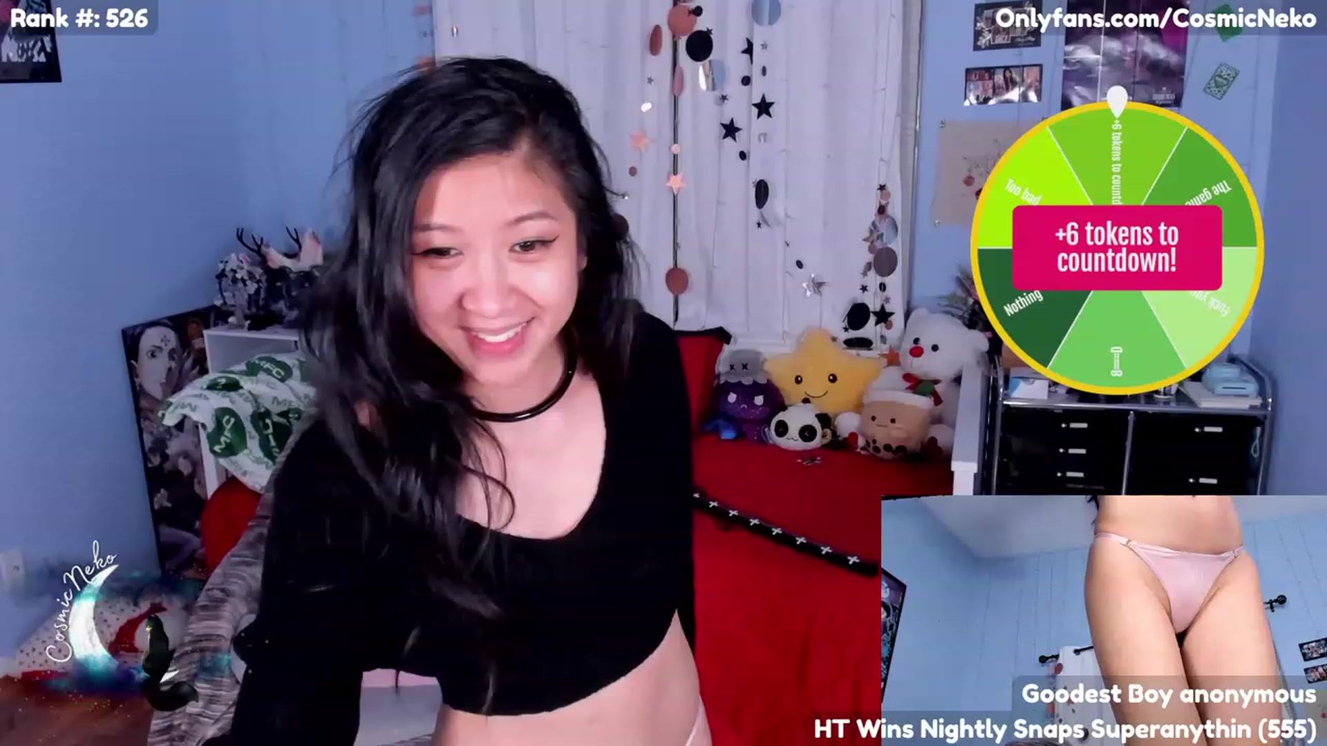 Gallery image thumbnail from CosmicNeko's myfreecams stream on, 05/16/2023, 05:35 image 12 of 20