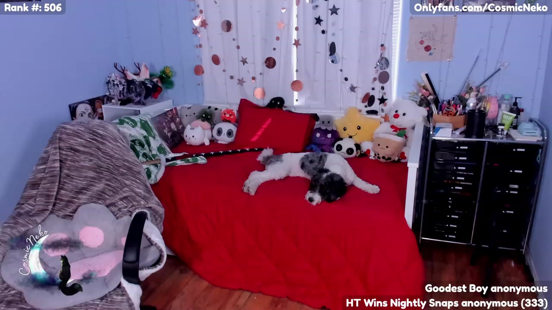 Gallery image thumbnail from CosmicNeko's myfreecams stream on, 05/17/2023, 18:27 image 9 of 20