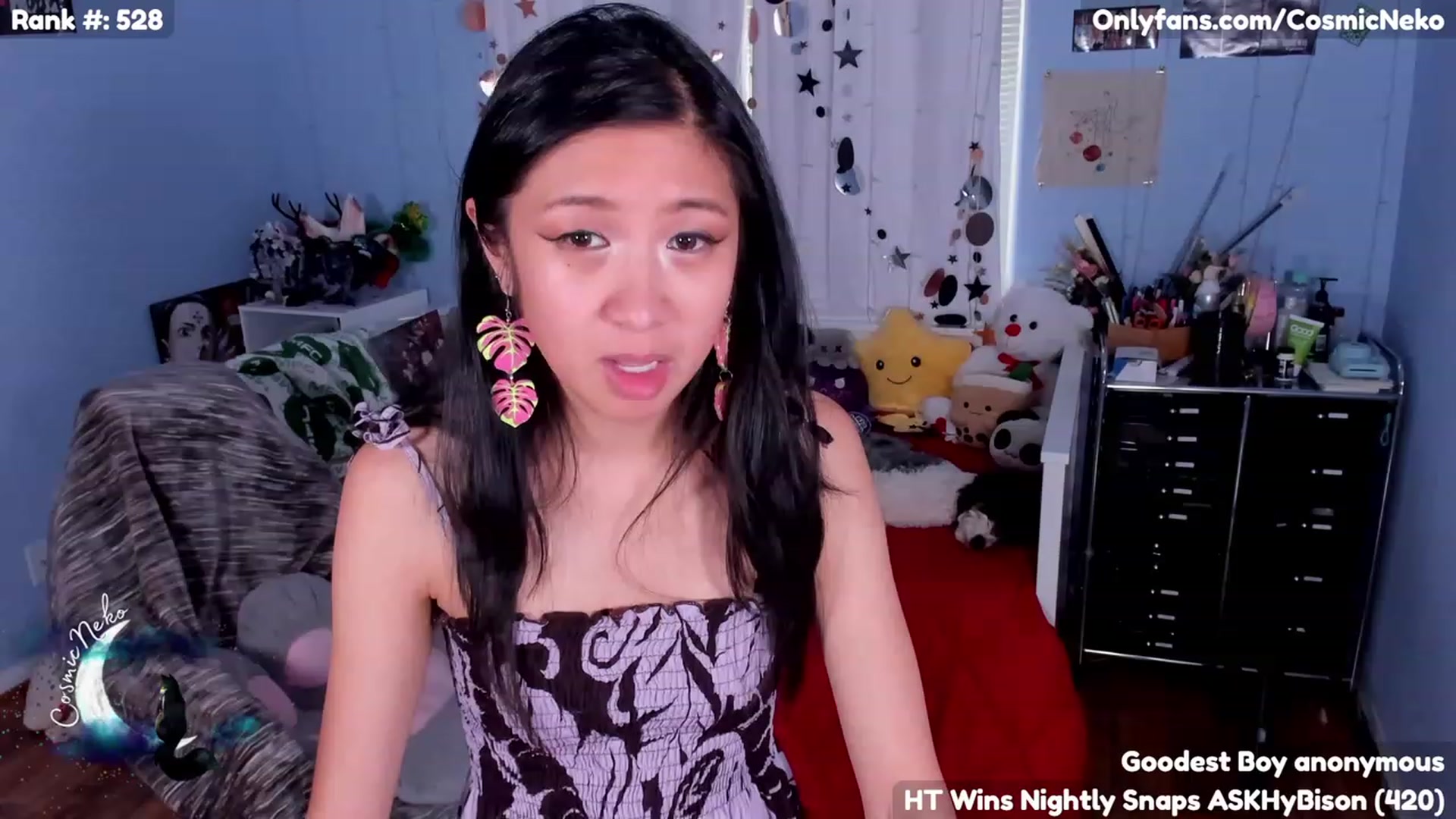 Gallery image thumbnail from CosmicNeko's myfreecams stream on, 05/18/2023, 19:01 image 6 of 20
