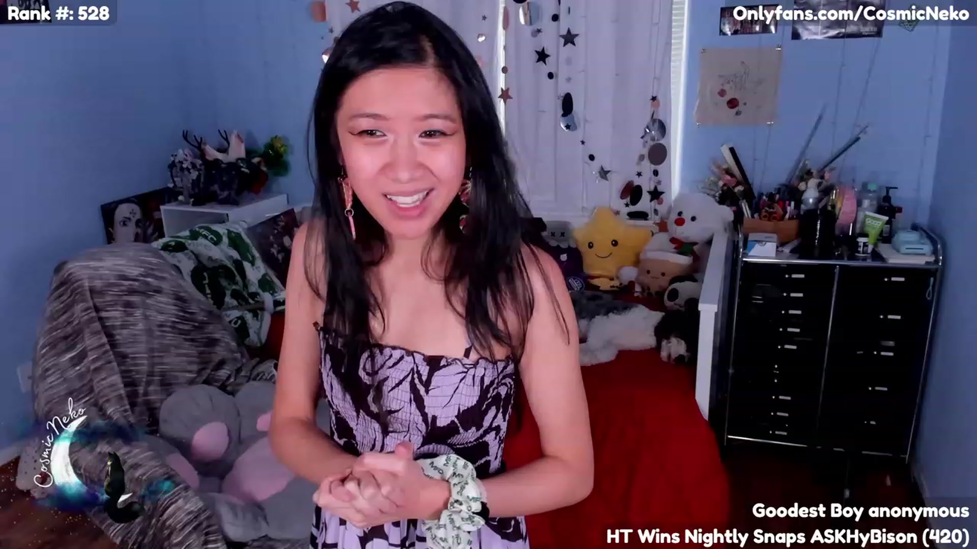 Gallery image thumbnail from CosmicNeko's myfreecams stream on, 05/18/2023, 19:01 image 5 of 20