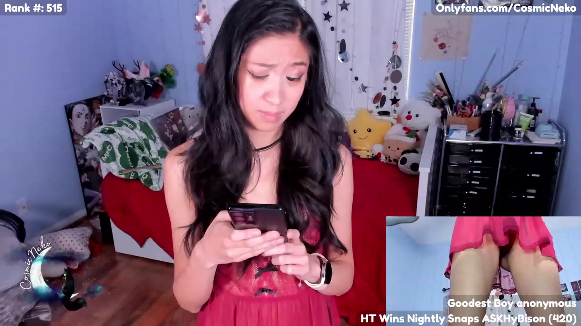 Gallery image thumbnail from CosmicNeko's myfreecams stream on, 05/19/2023, 19:05 image 6 of 20