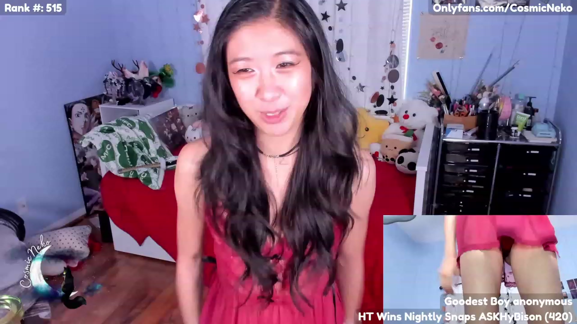 Gallery image thumbnail from CosmicNeko's myfreecams stream on, 05/19/2023, 19:05 image 2 of 20
