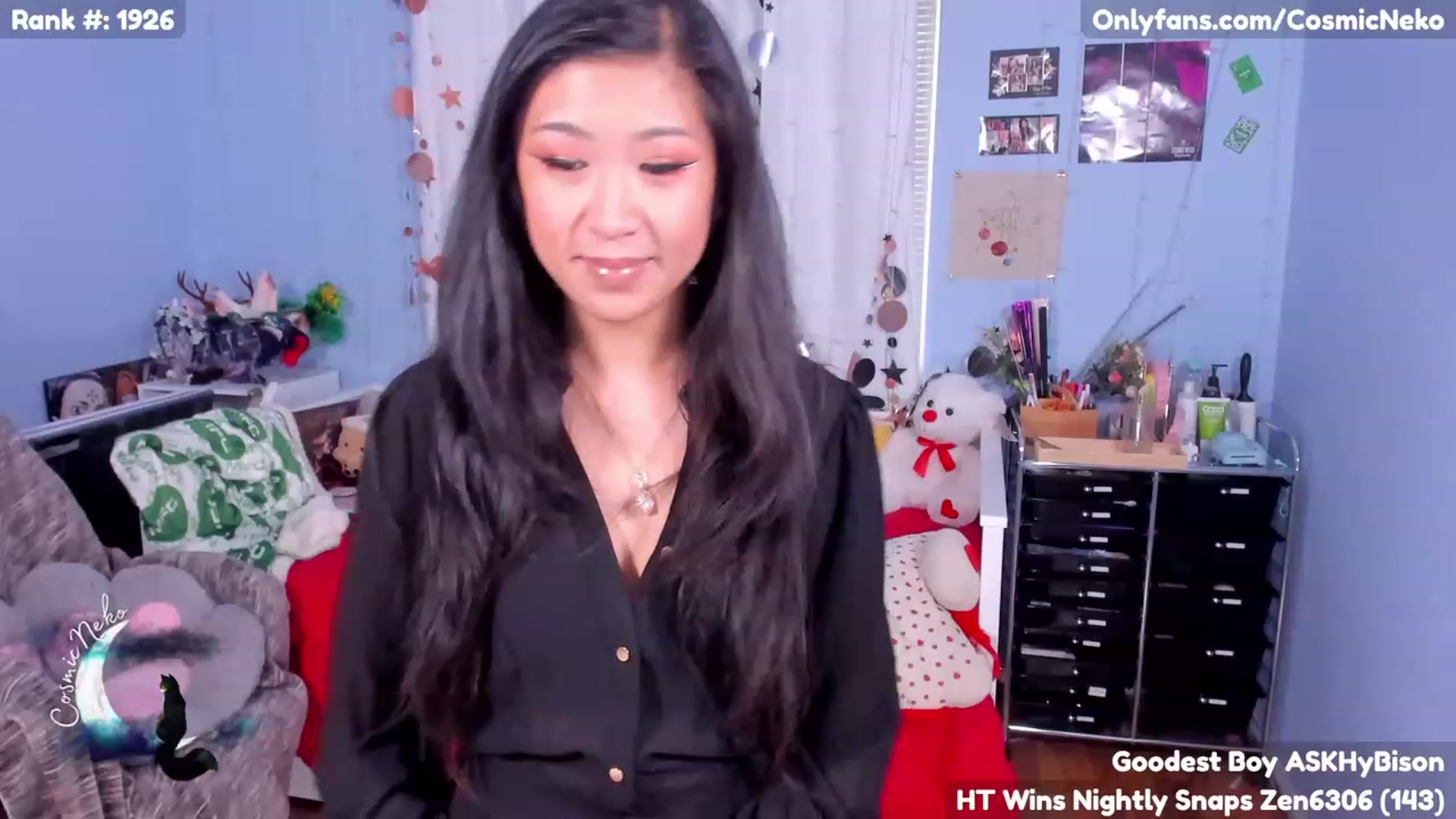 Gallery image thumbnail from CosmicNeko's myfreecams stream on, 06/14/2023, 20:34 image 4 of 20