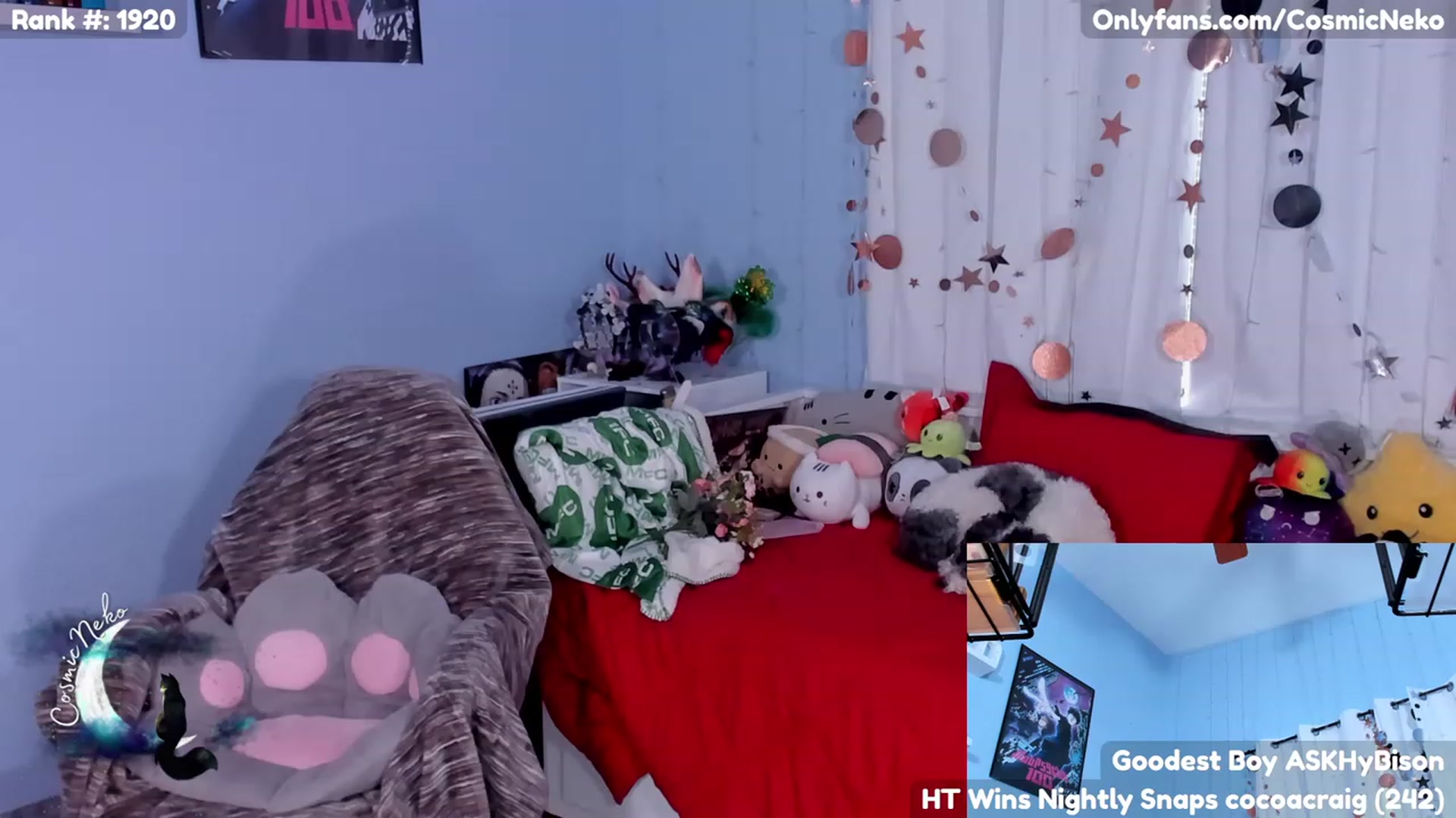 Gallery image thumbnail from CosmicNeko's myfreecams stream on, 06/16/2023, 20:45 image 9 of 20