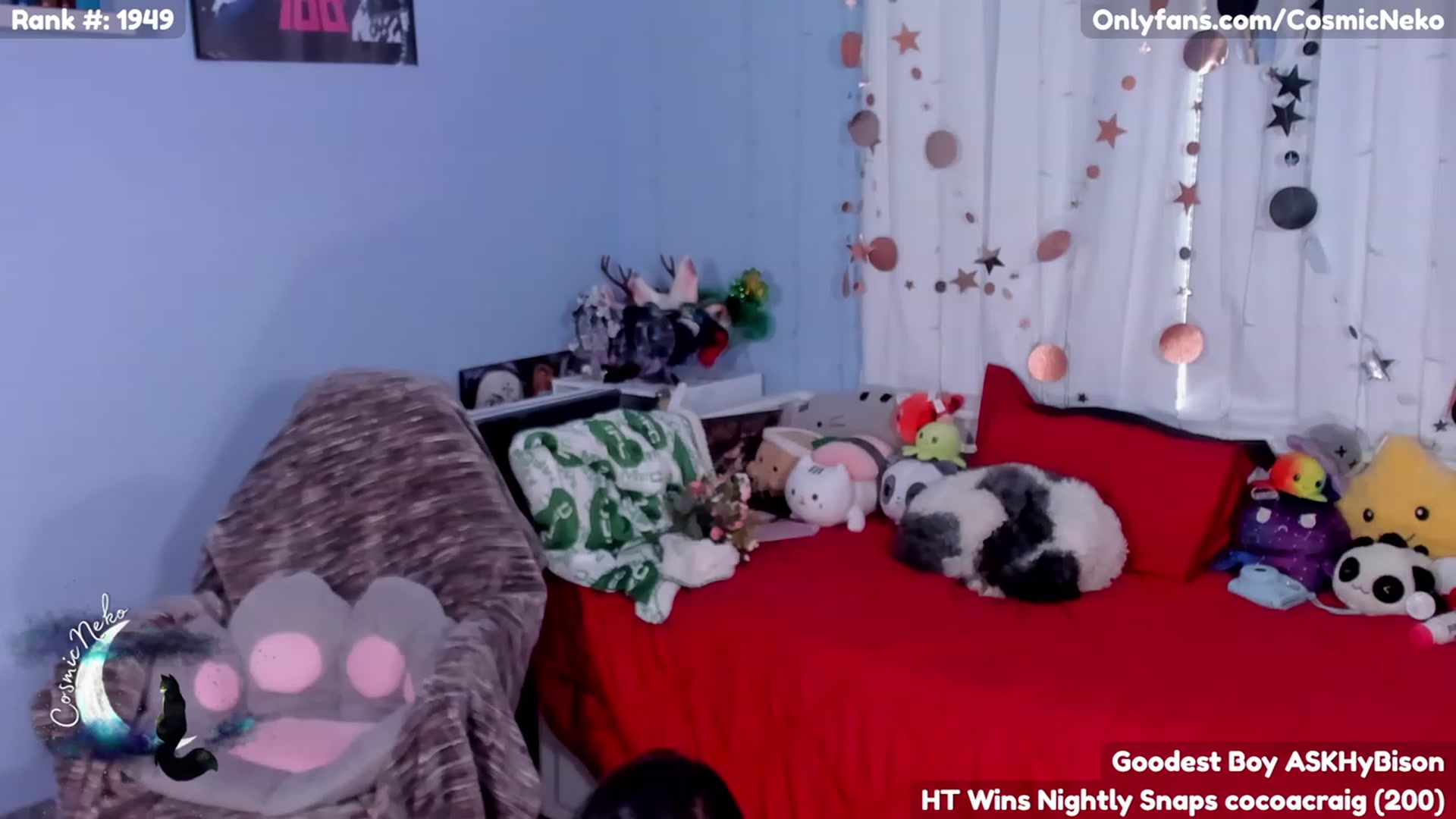 Gallery image thumbnail from CosmicNeko's myfreecams stream on, 06/16/2023, 20:45 image 8 of 20