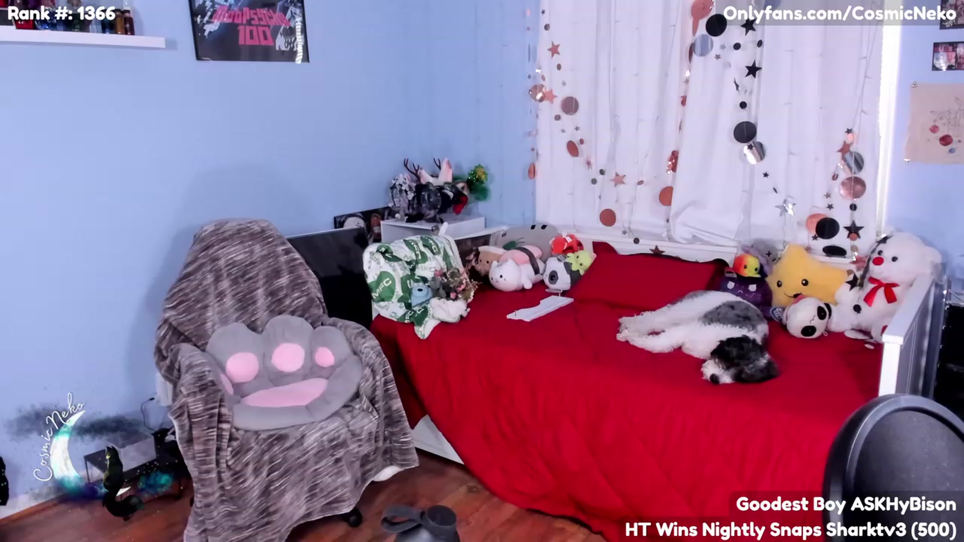 Gallery image thumbnail from CosmicNeko's myfreecams stream on, 06/21/2023, 20:09 image 2 of 20