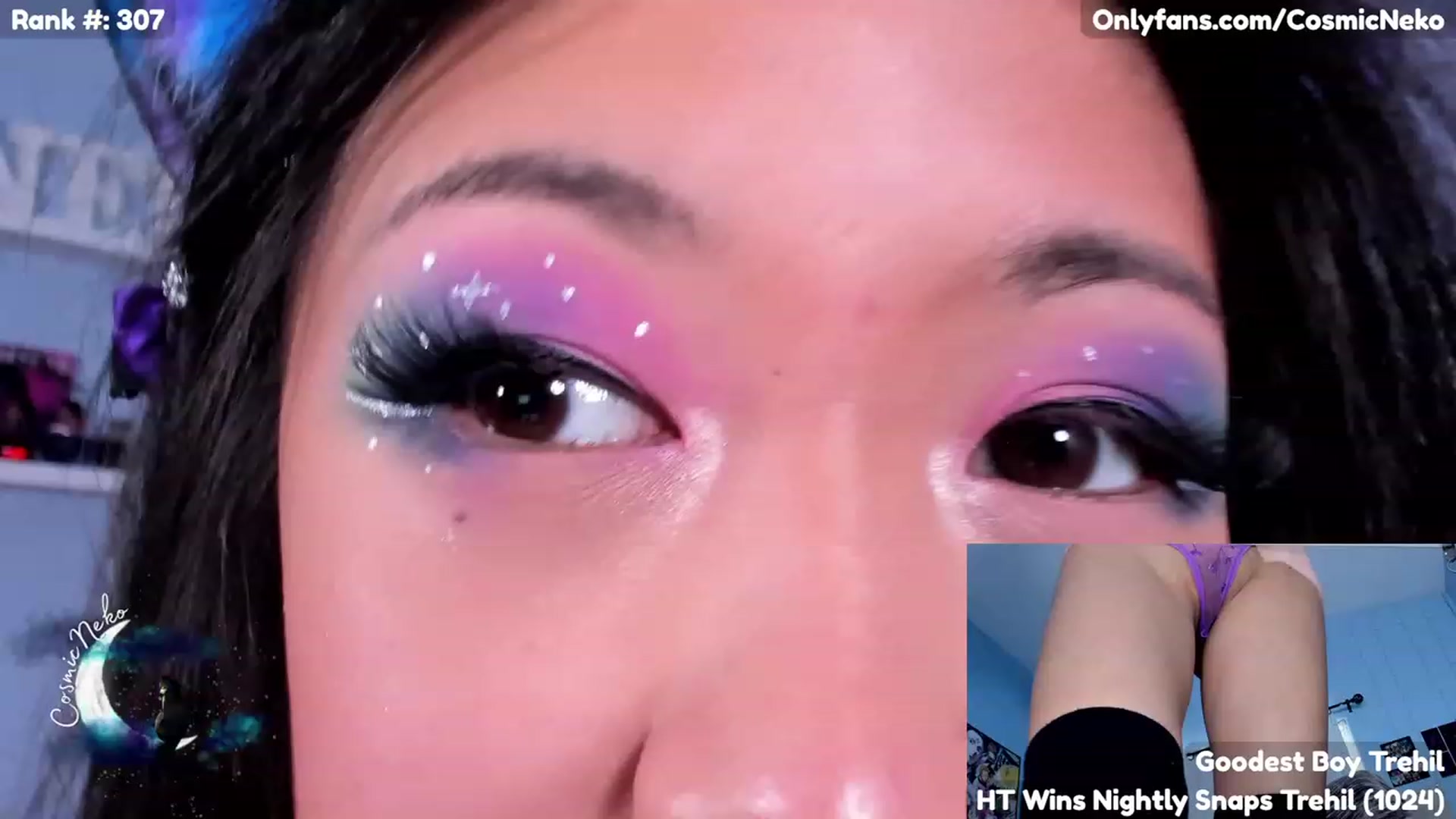Gallery image thumbnail from CosmicNeko's myfreecams stream on, 07/01/2023, 18:00 image 20 of 20