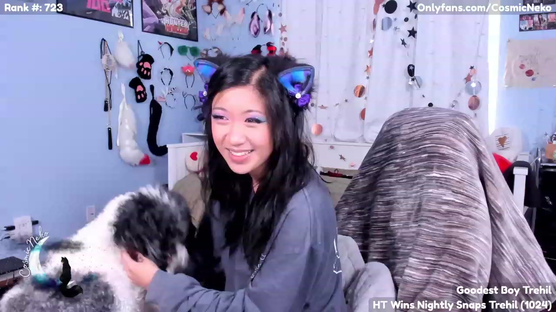 Gallery image thumbnail from CosmicNeko's myfreecams stream on, 07/01/2023, 18:00 image 3 of 20