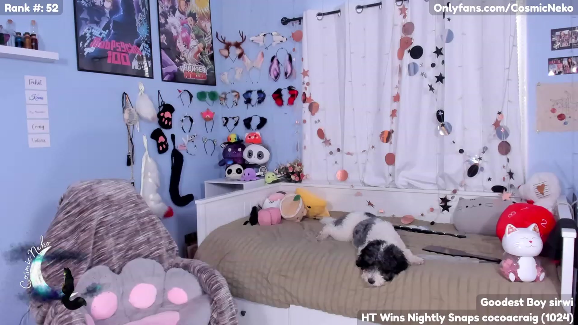 Gallery image thumbnail from CosmicNeko's myfreecams stream on, 07/05/2023, 20:58 image 11 of 20