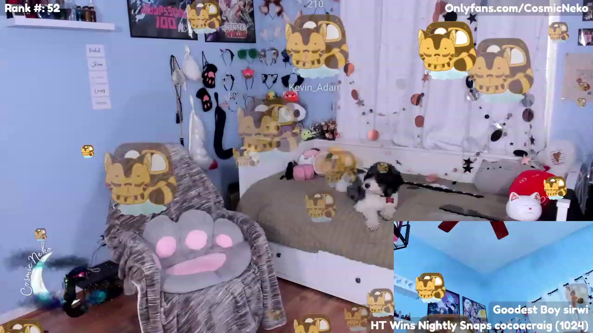 Gallery image thumbnail from CosmicNeko's myfreecams stream on, 07/05/2023, 20:58 image 14 of 20