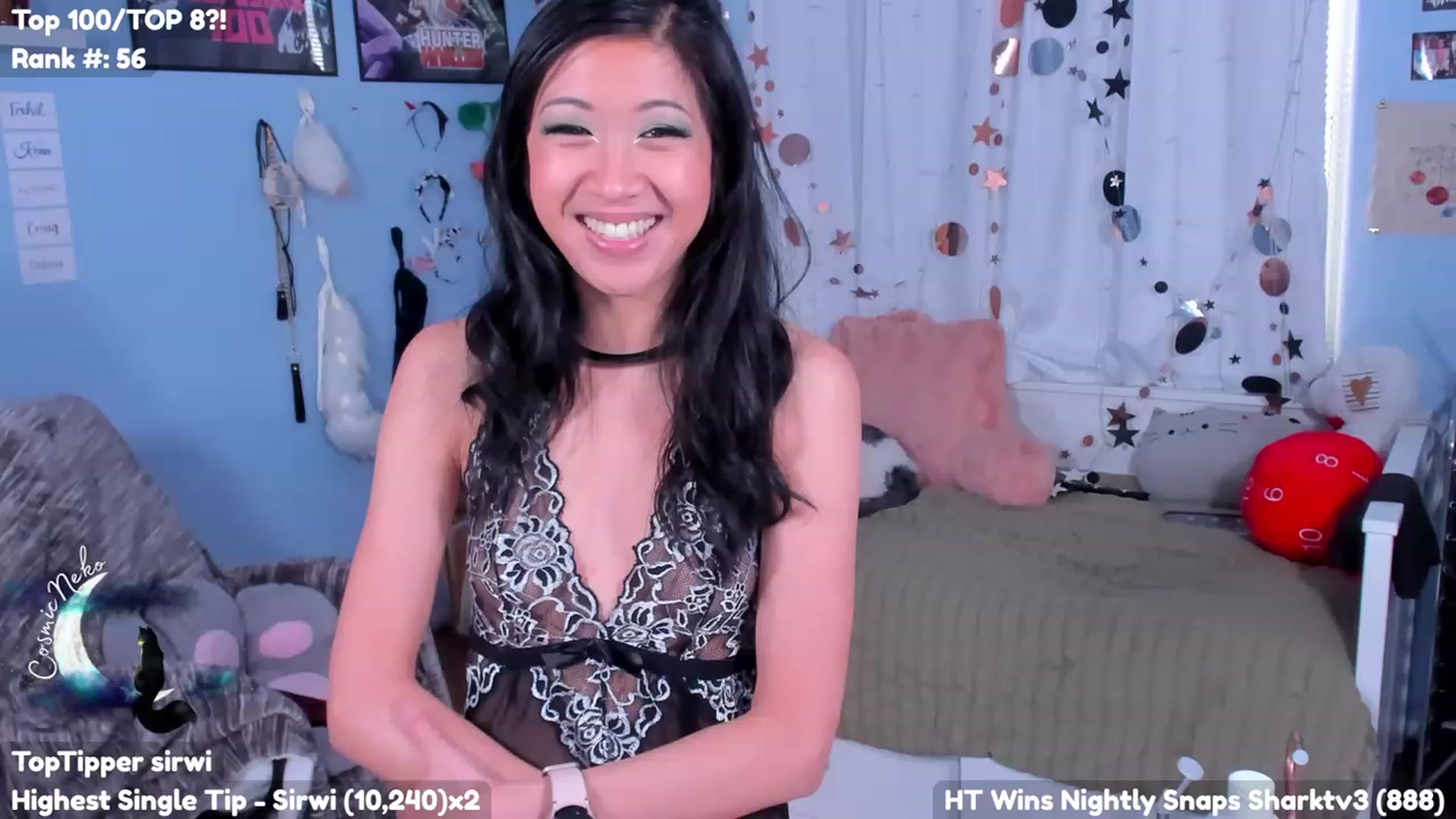 Gallery image thumbnail from CosmicNeko's myfreecams stream on, 07/07/2023, 21:10 image 7 of 20