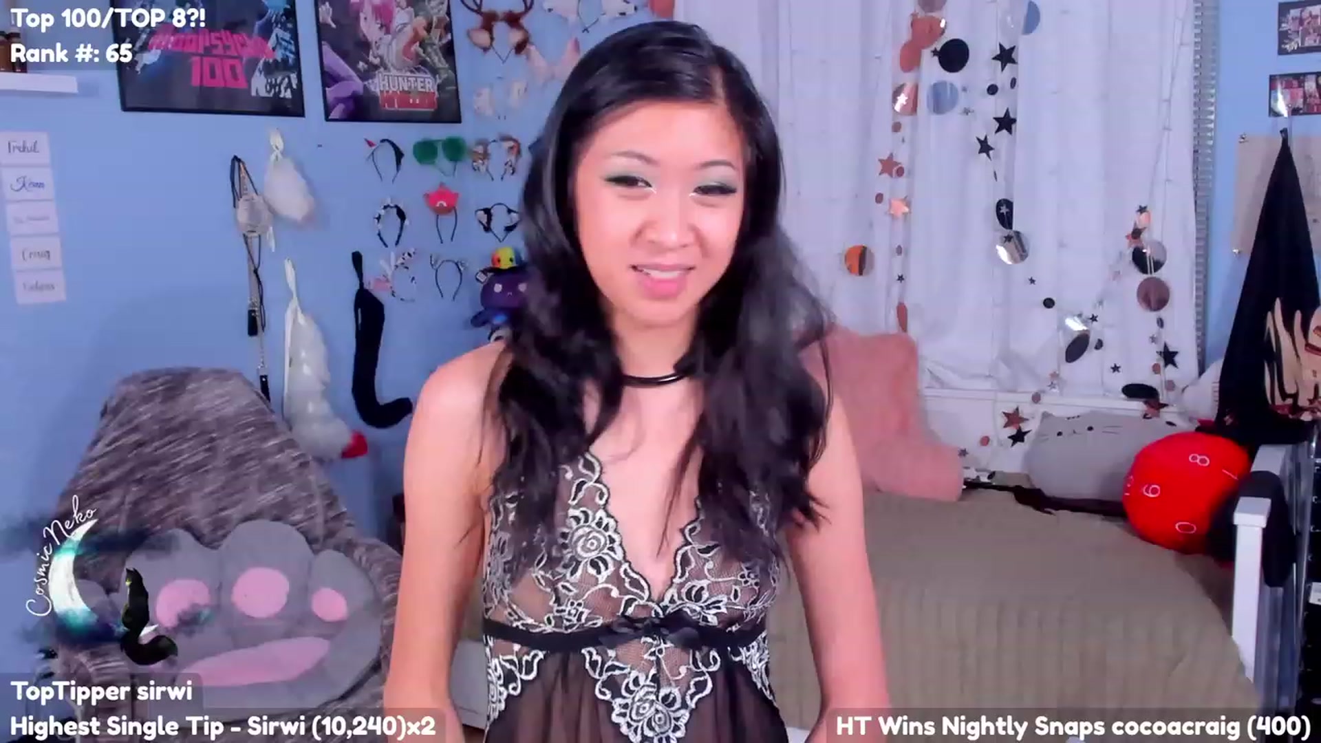 Gallery image thumbnail from CosmicNeko's myfreecams stream on, 07/08/2023, 06:36 image 2 of 20
