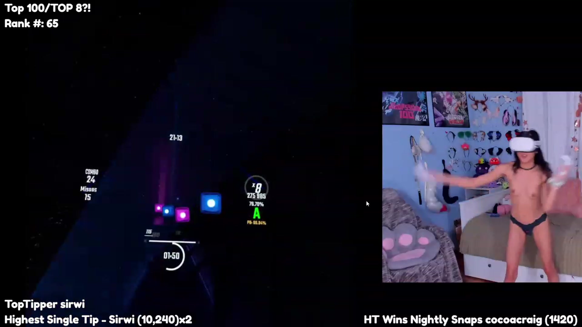 Gallery image thumbnail from CosmicNeko's myfreecams stream on, 07/08/2023, 06:36 image 9 of 20