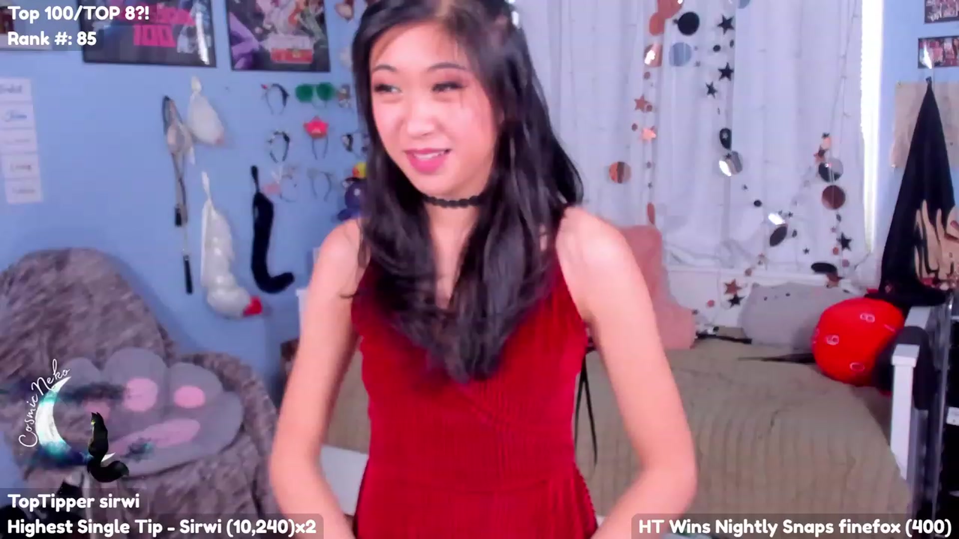 Gallery image thumbnail from CosmicNeko's myfreecams stream on, 07/10/2023, 22:40 image 4 of 20
