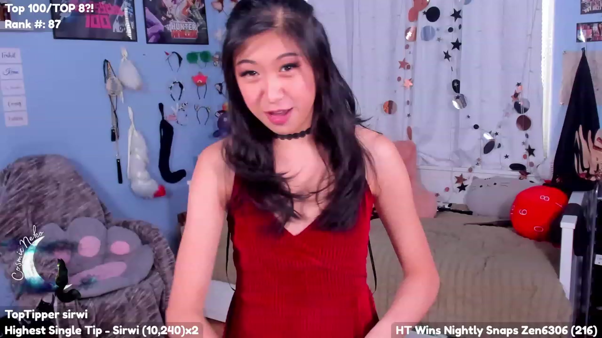 Gallery image thumbnail from CosmicNeko's myfreecams stream on, 07/10/2023, 22:40 image 2 of 20