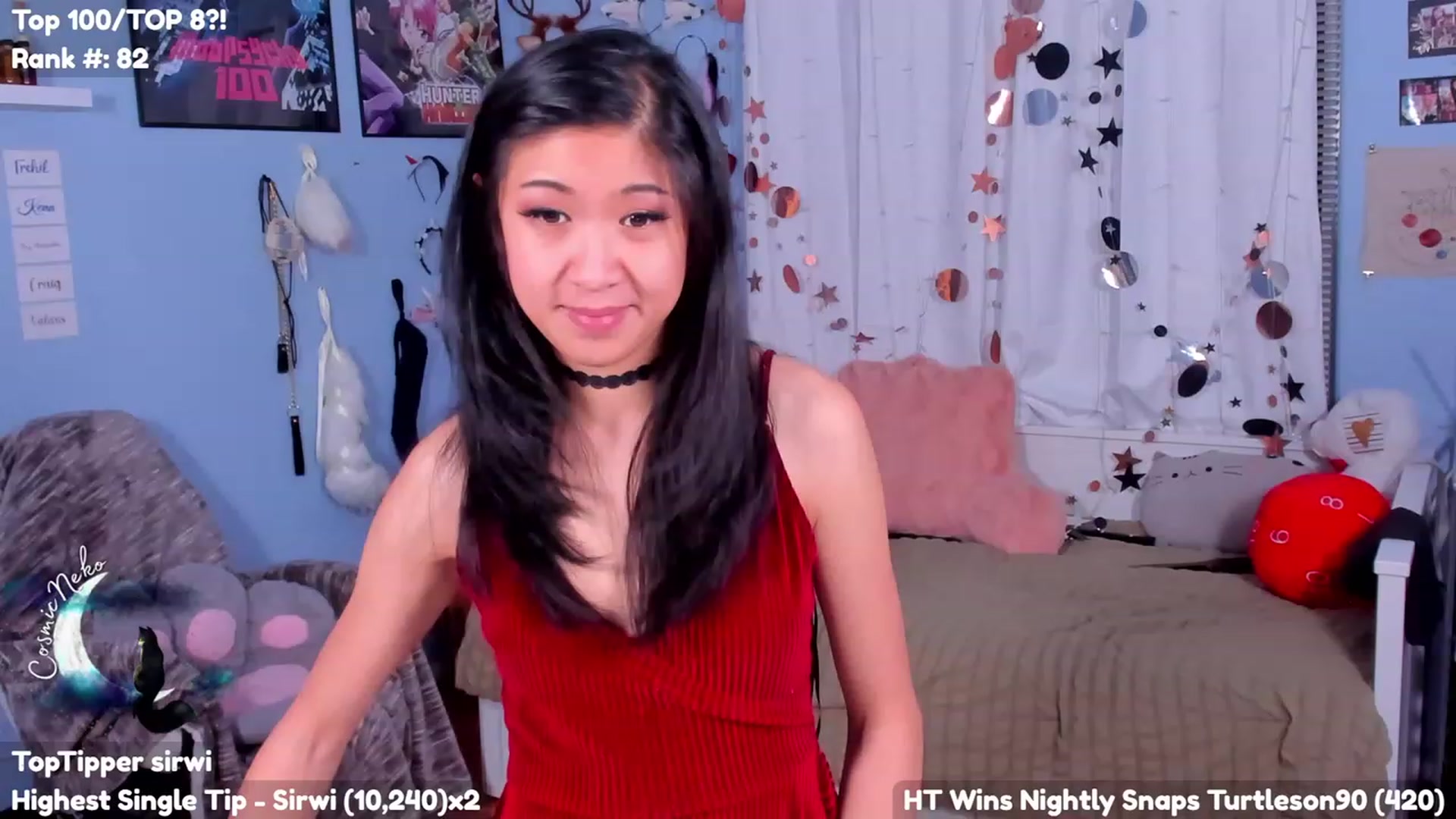 Gallery image thumbnail from CosmicNeko's myfreecams stream on, 07/11/2023, 04:53 image 9 of 20