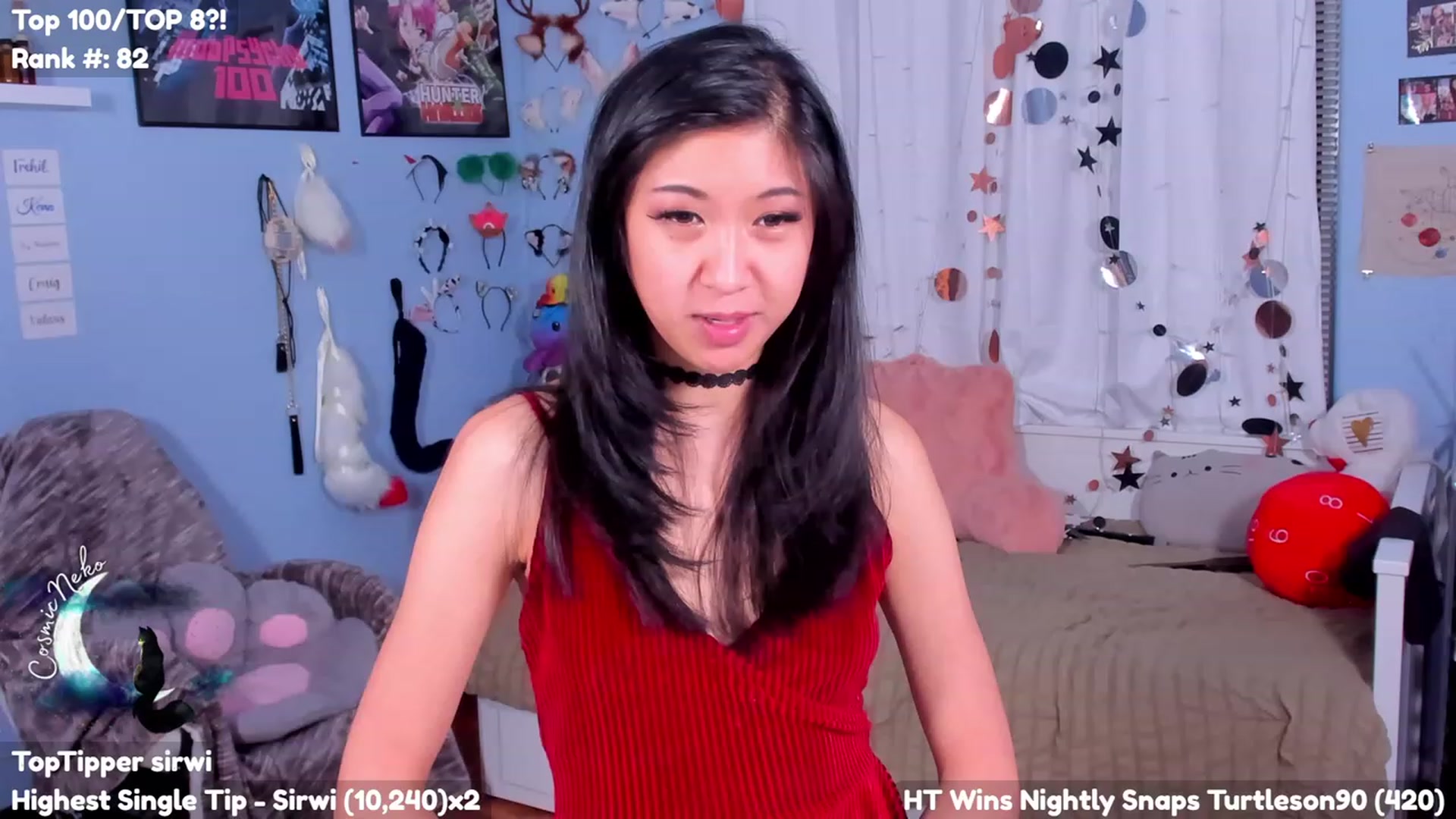 Gallery image thumbnail from CosmicNeko's myfreecams stream on, 07/11/2023, 04:53 image 12 of 20