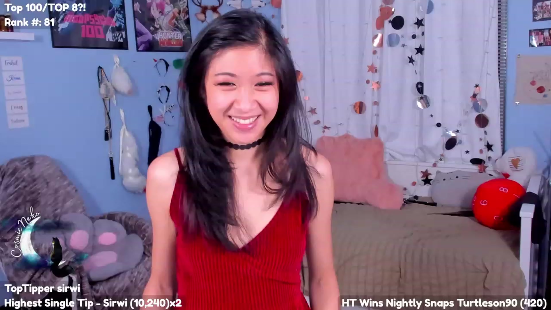 Gallery image thumbnail from CosmicNeko's myfreecams stream on, 07/11/2023, 04:53 image 17 of 20
