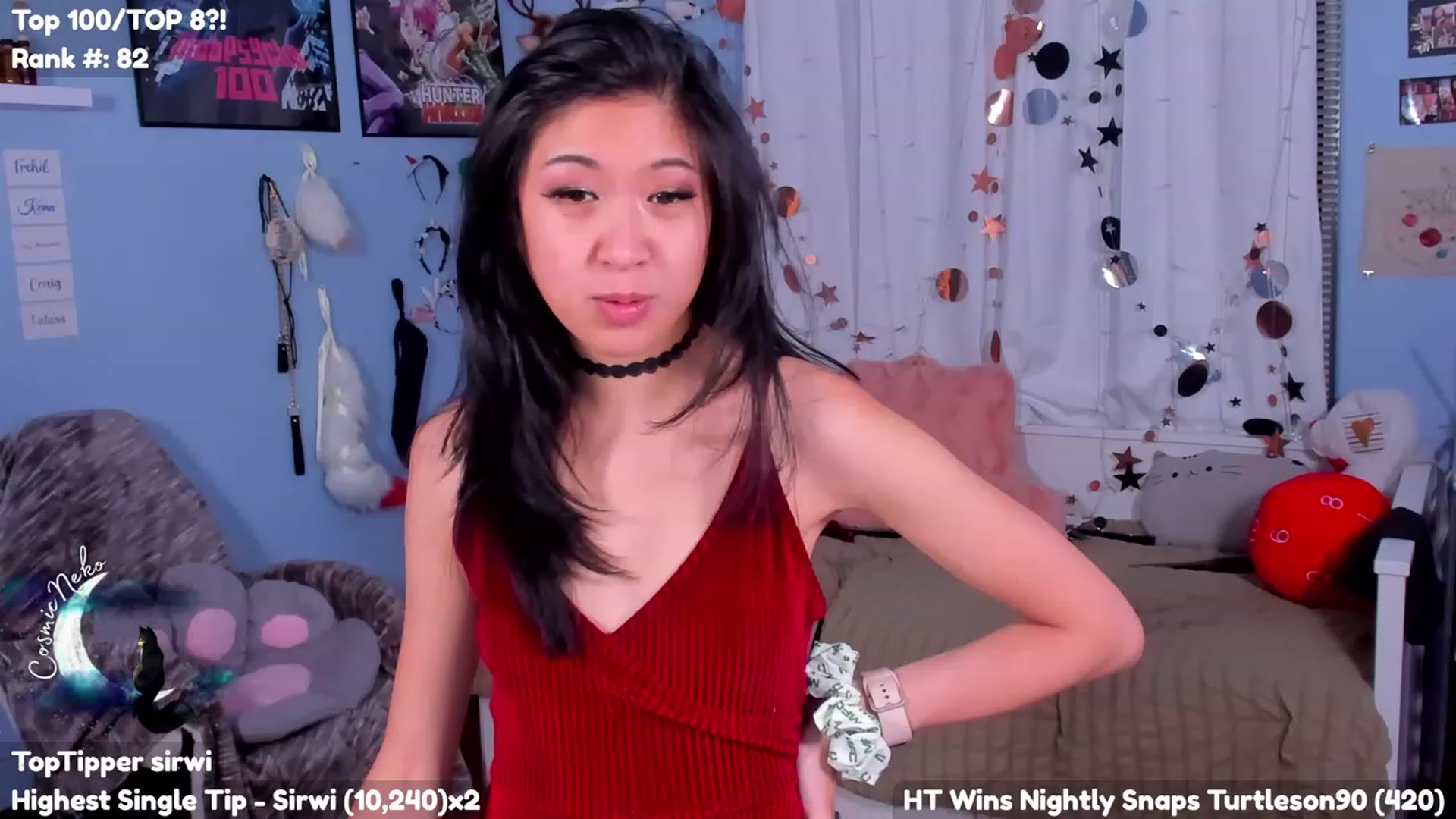 Gallery image thumbnail from CosmicNeko's myfreecams stream on, 07/11/2023, 04:53 image 13 of 20