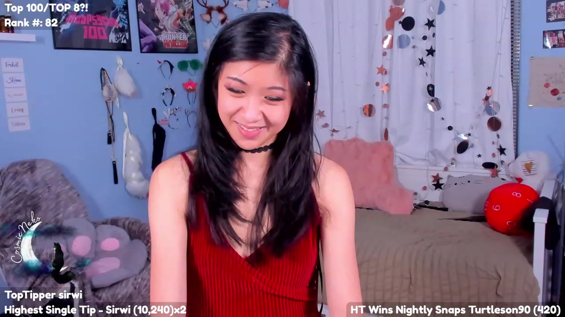 Gallery image thumbnail from CosmicNeko's myfreecams stream on, 07/11/2023, 04:53 image 6 of 20