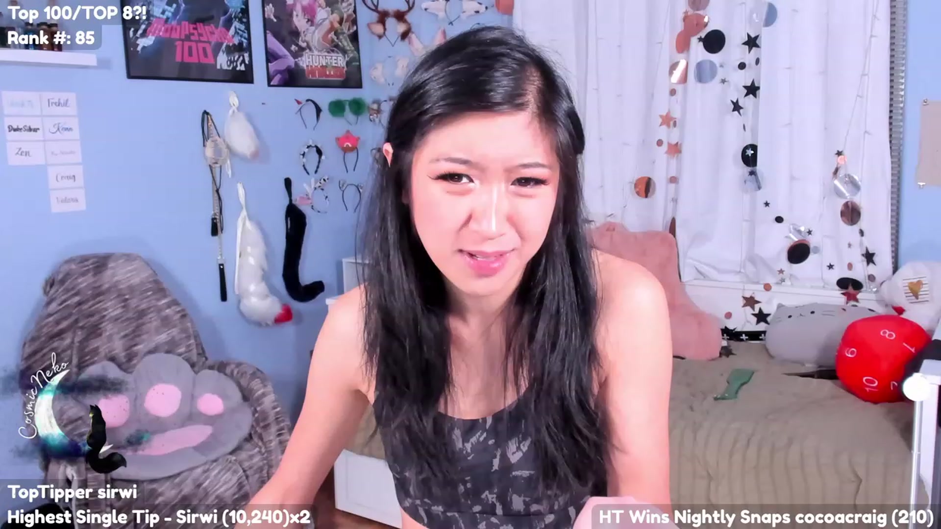 Gallery image thumbnail from CosmicNeko's myfreecams stream on, 07/12/2023, 04:18 image 5 of 20