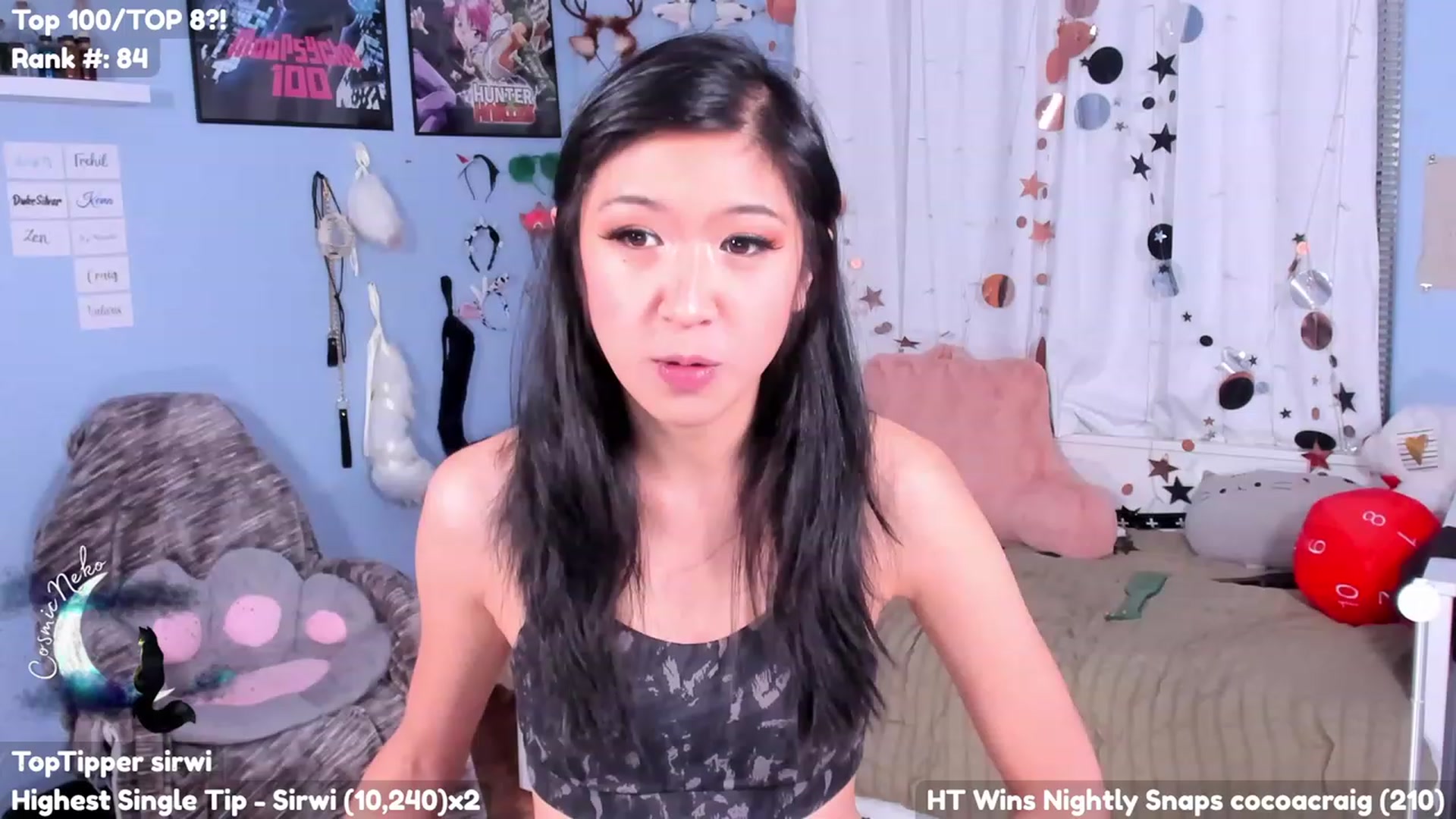 Gallery image thumbnail from CosmicNeko's myfreecams stream on, 07/12/2023, 04:18 image 3 of 20