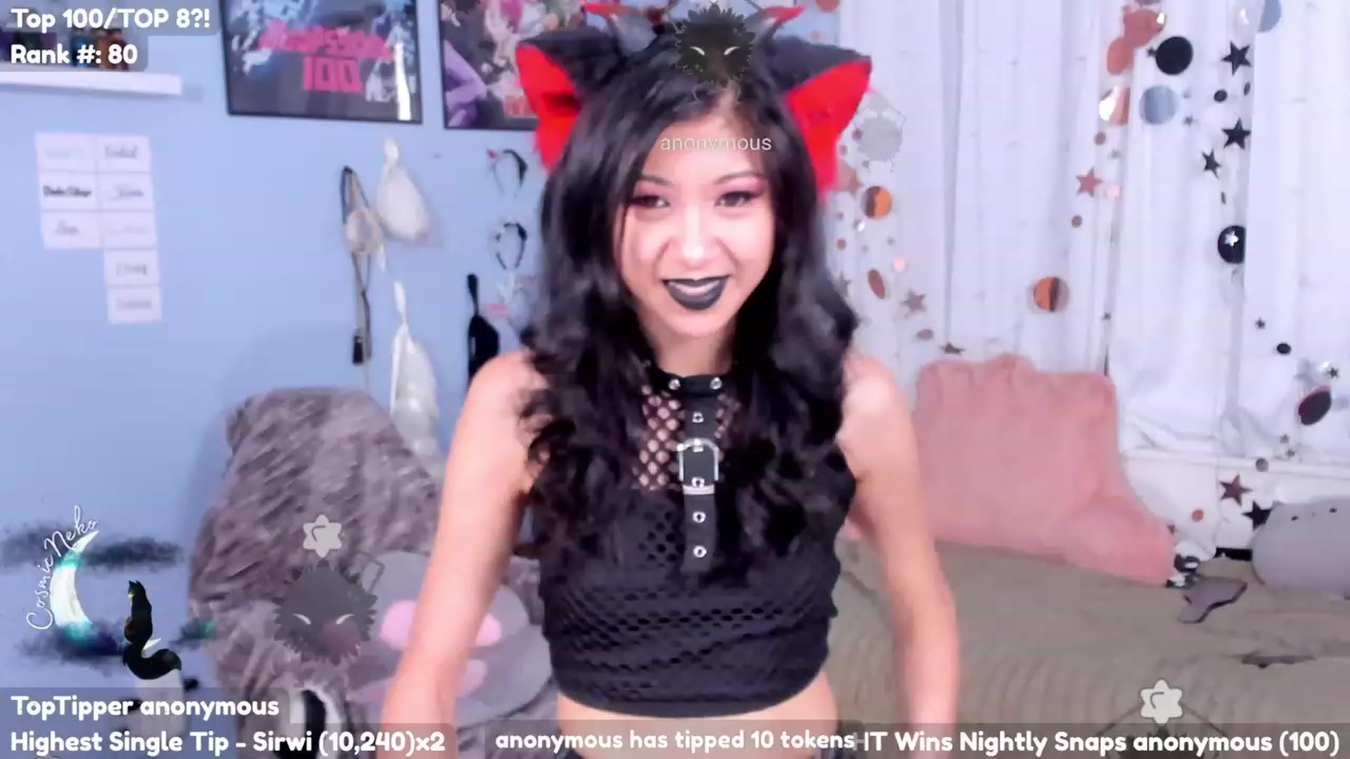 Gallery image thumbnail from CosmicNeko's myfreecams stream on, 07/14/2023, 19:50 image 1 of 20